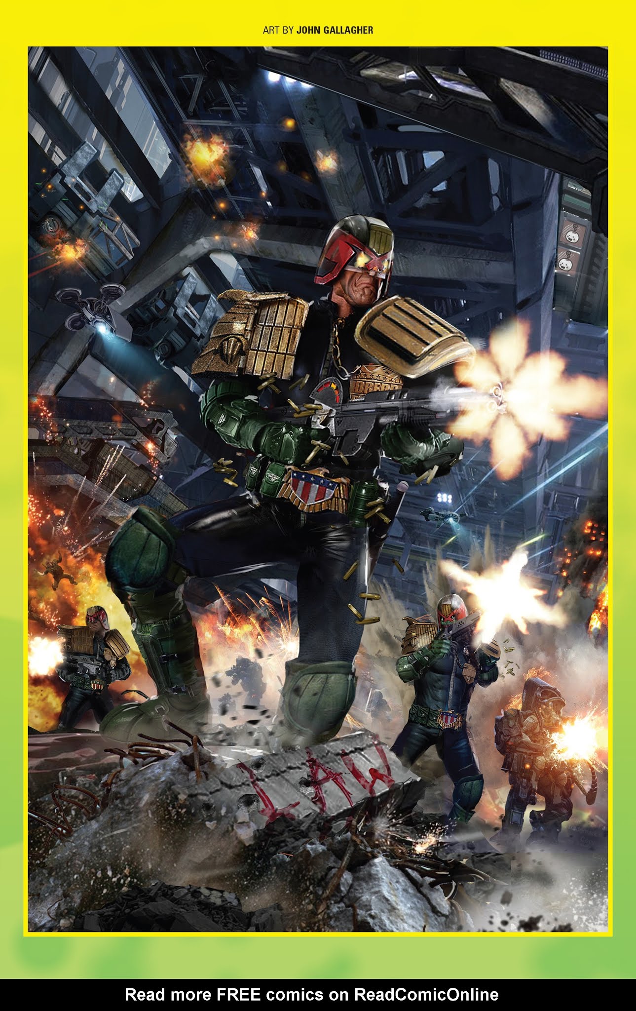 Read online Judge Dredd: Toxic comic -  Issue #2 - 25