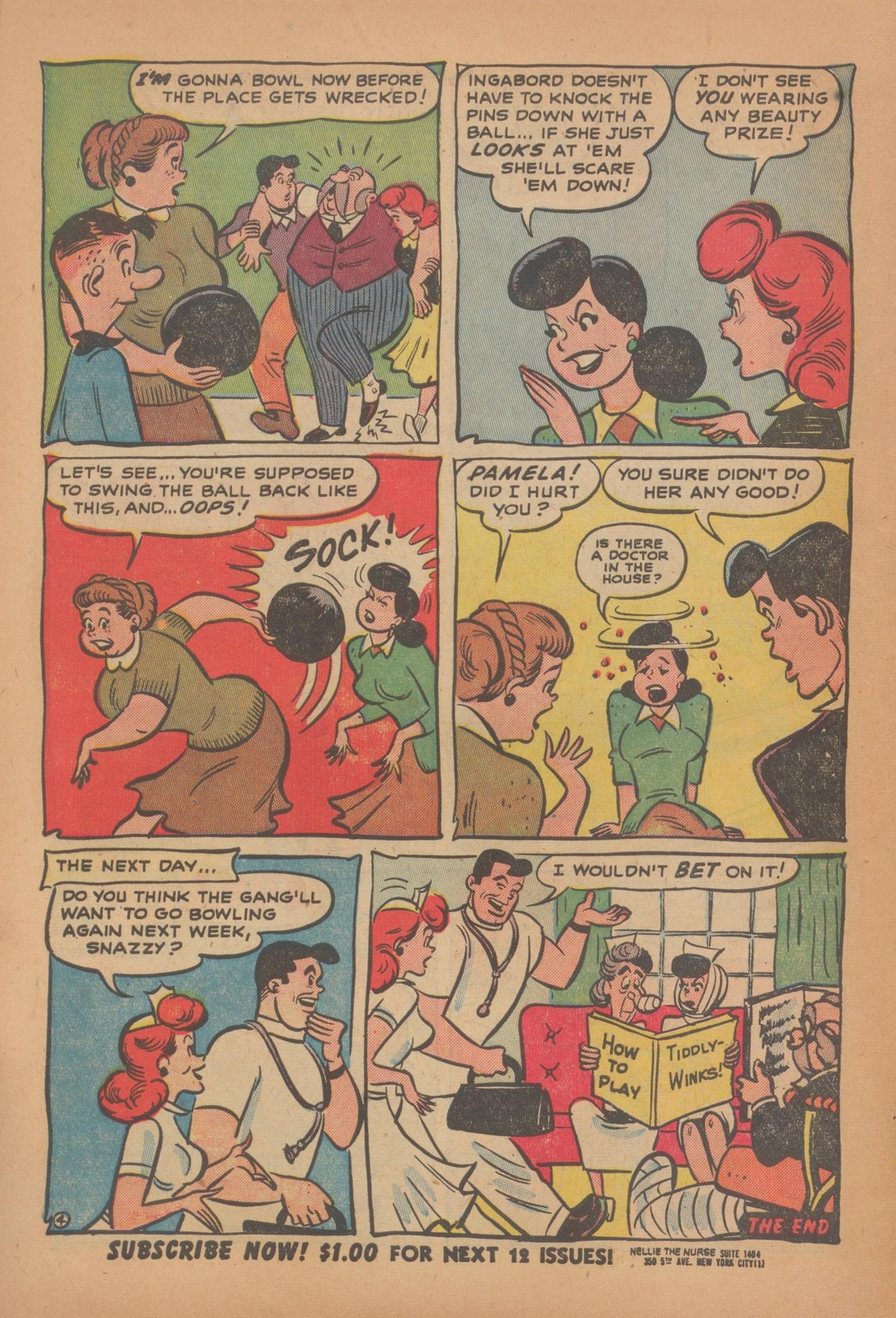 Read online Nellie The Nurse (1945) comic -  Issue #28 - 6