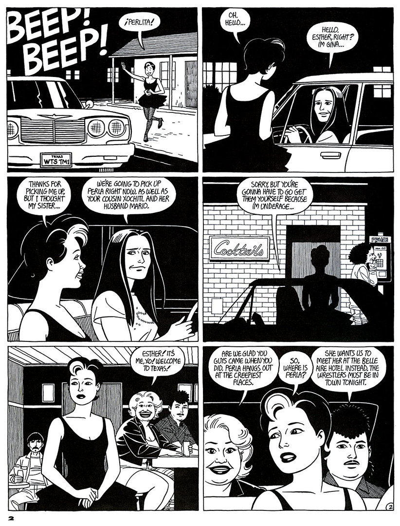 Read online Love and Rockets (1982) comic -  Issue #44 - 4