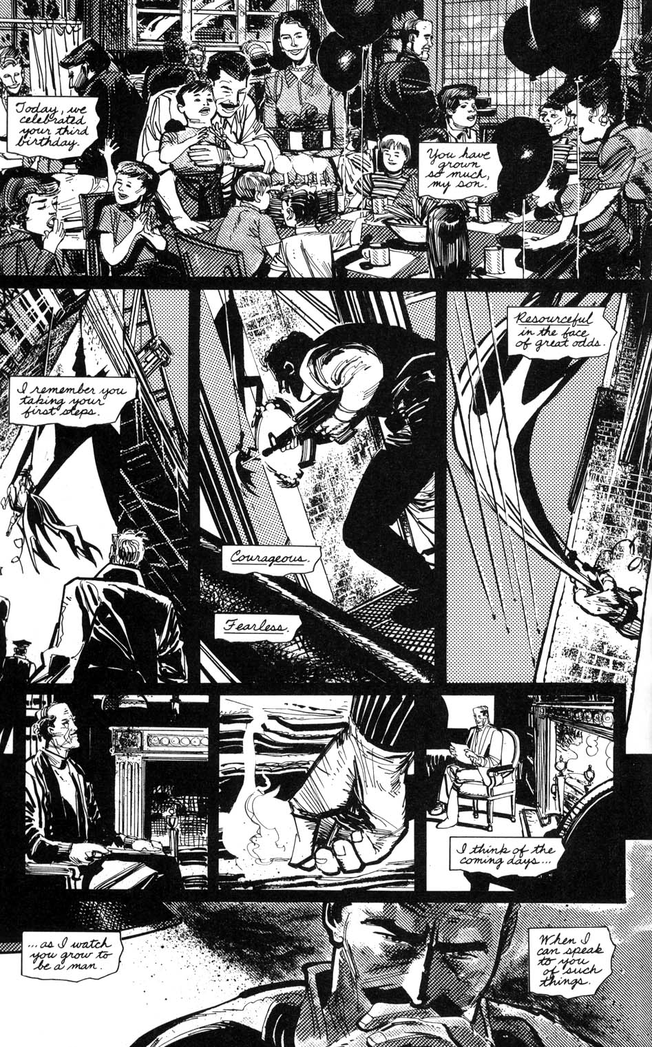 Read online Batman Black and White comic -  Issue #3 - 10