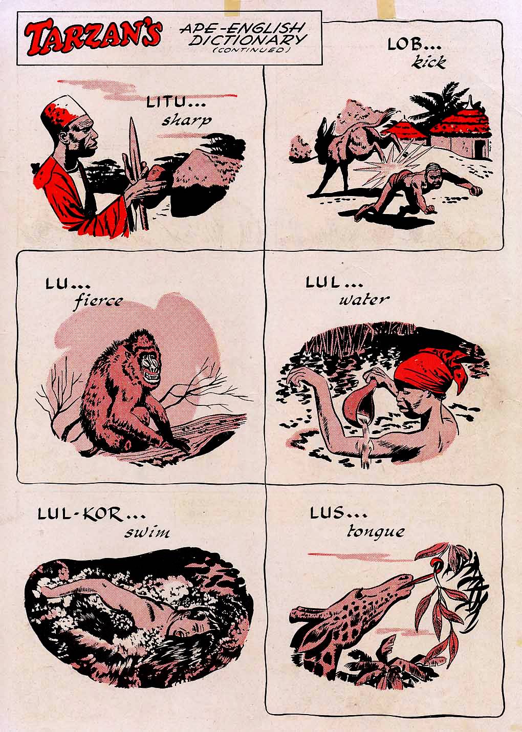 Read online Tarzan (1948) comic -  Issue #4 - 35
