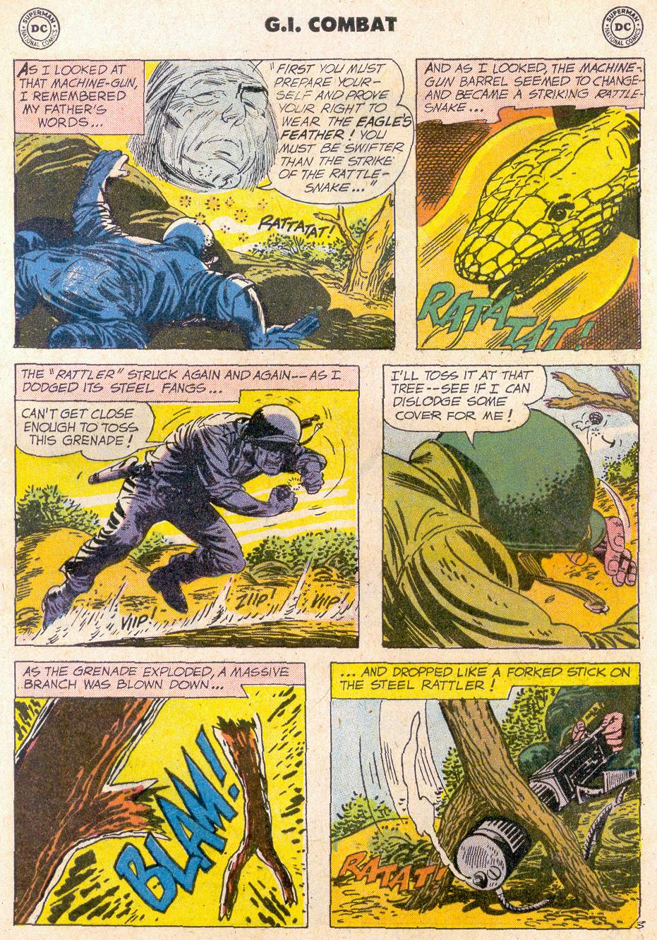 Read online G.I. Combat (1952) comic -  Issue #66 - 5