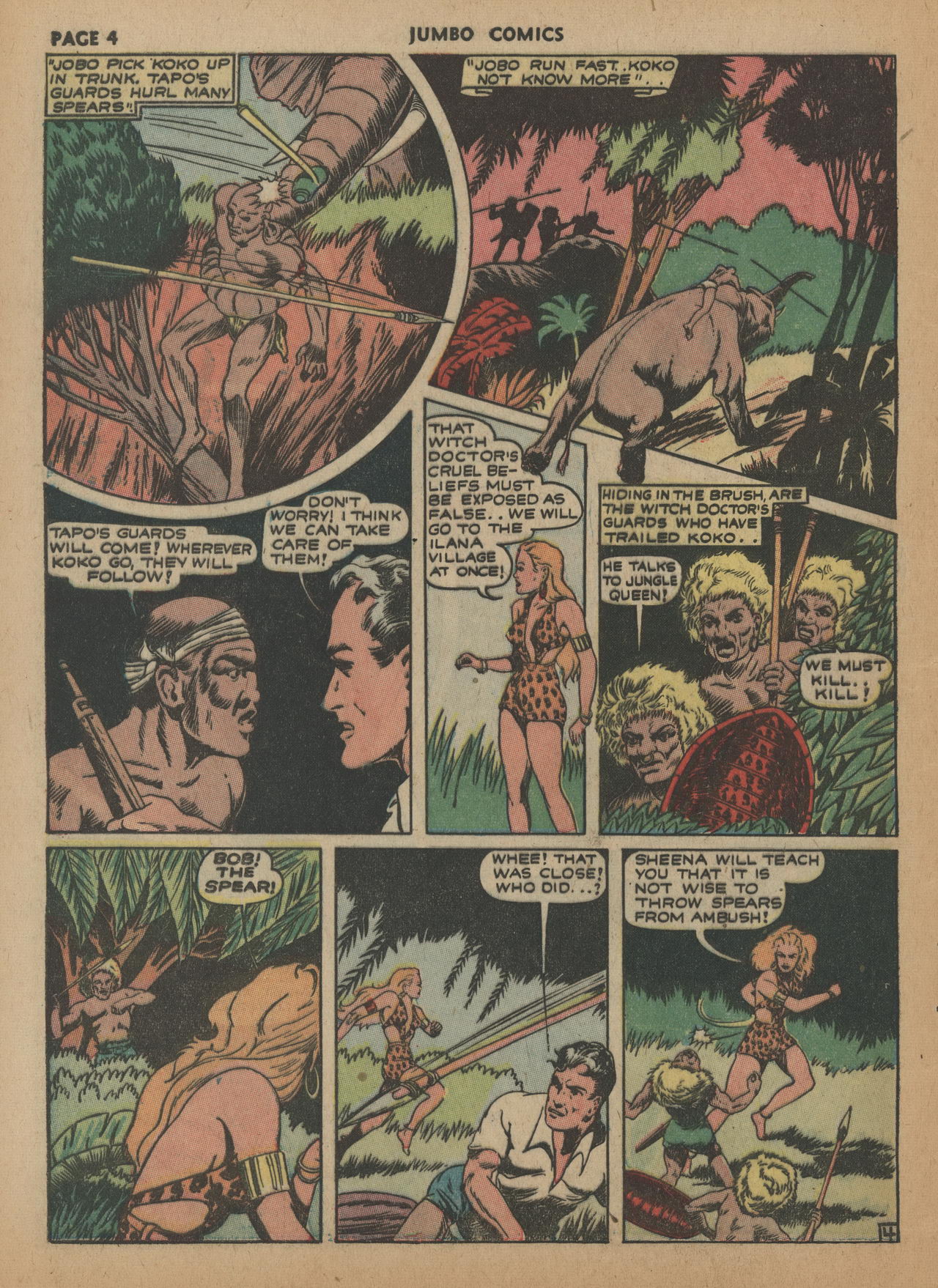 Read online Jumbo Comics comic -  Issue #41 - 6