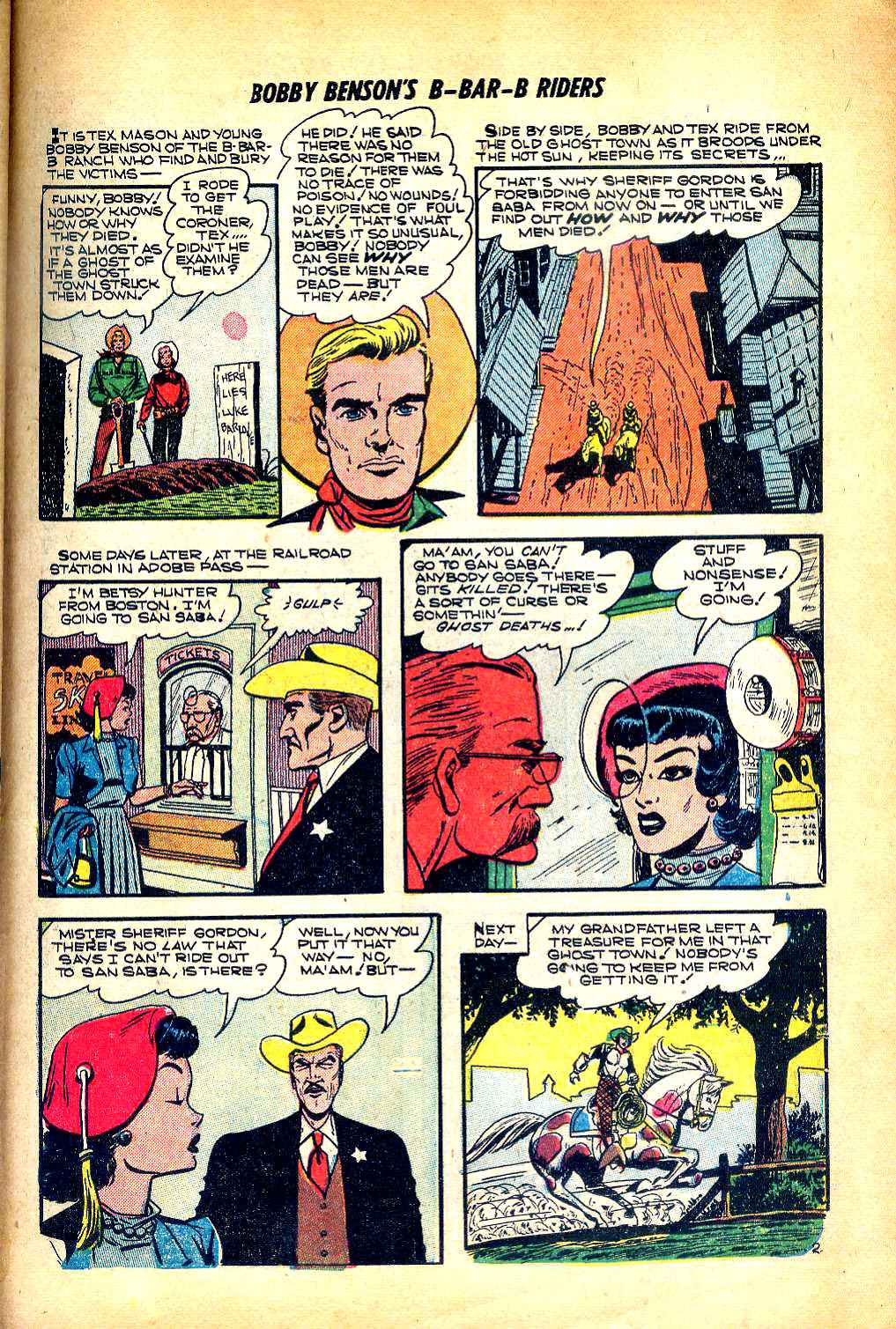 Read online Bobby Benson's B-Bar-B Riders comic -  Issue #18 - 27