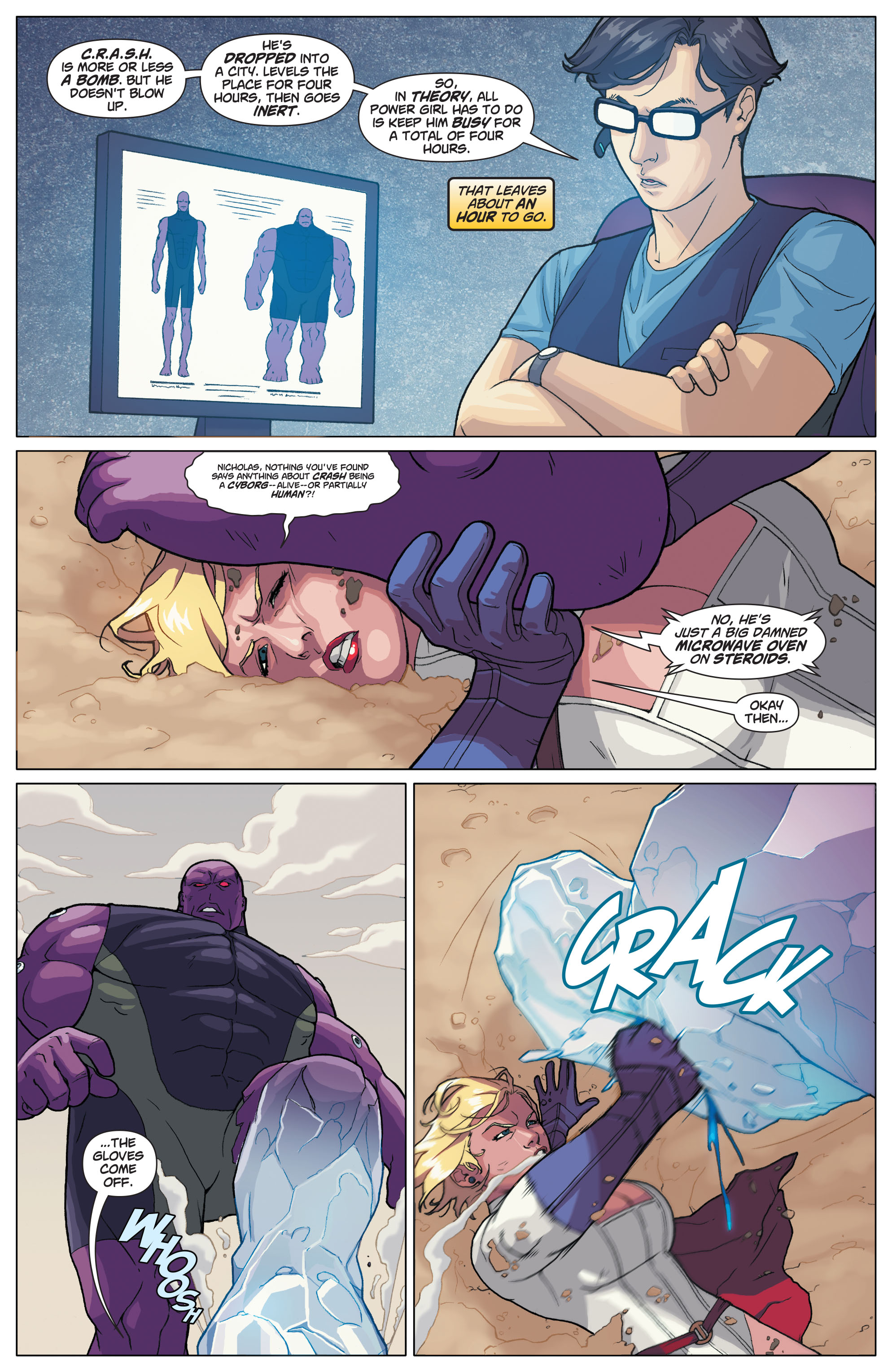 Read online Power Girl (2009) comic -  Issue #15 - 16