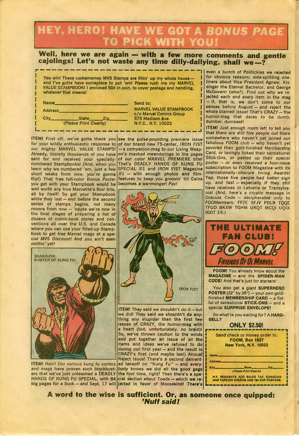 Read online Frankenstein (1973) comic -  Issue #13 - 19