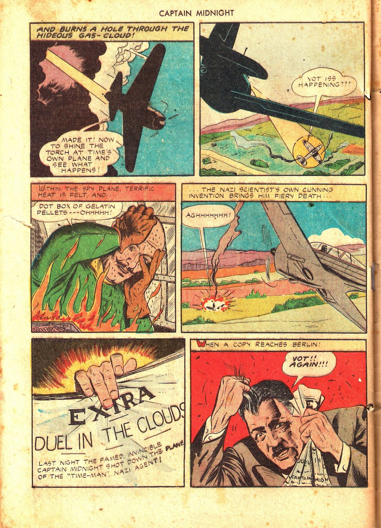 Read online Captain Midnight (1942) comic -  Issue #26 - 32