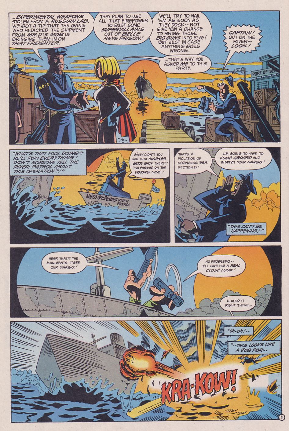 Read online Adventures in the DC Universe comic -  Issue #6 - 17