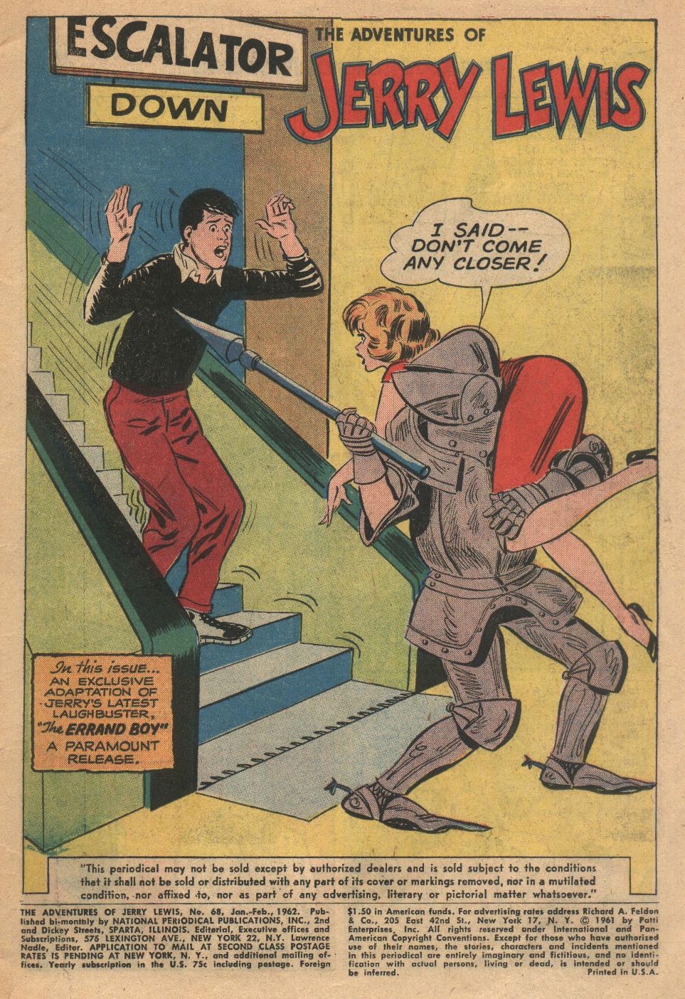 Read online The Adventures of Jerry Lewis comic -  Issue #68 - 3