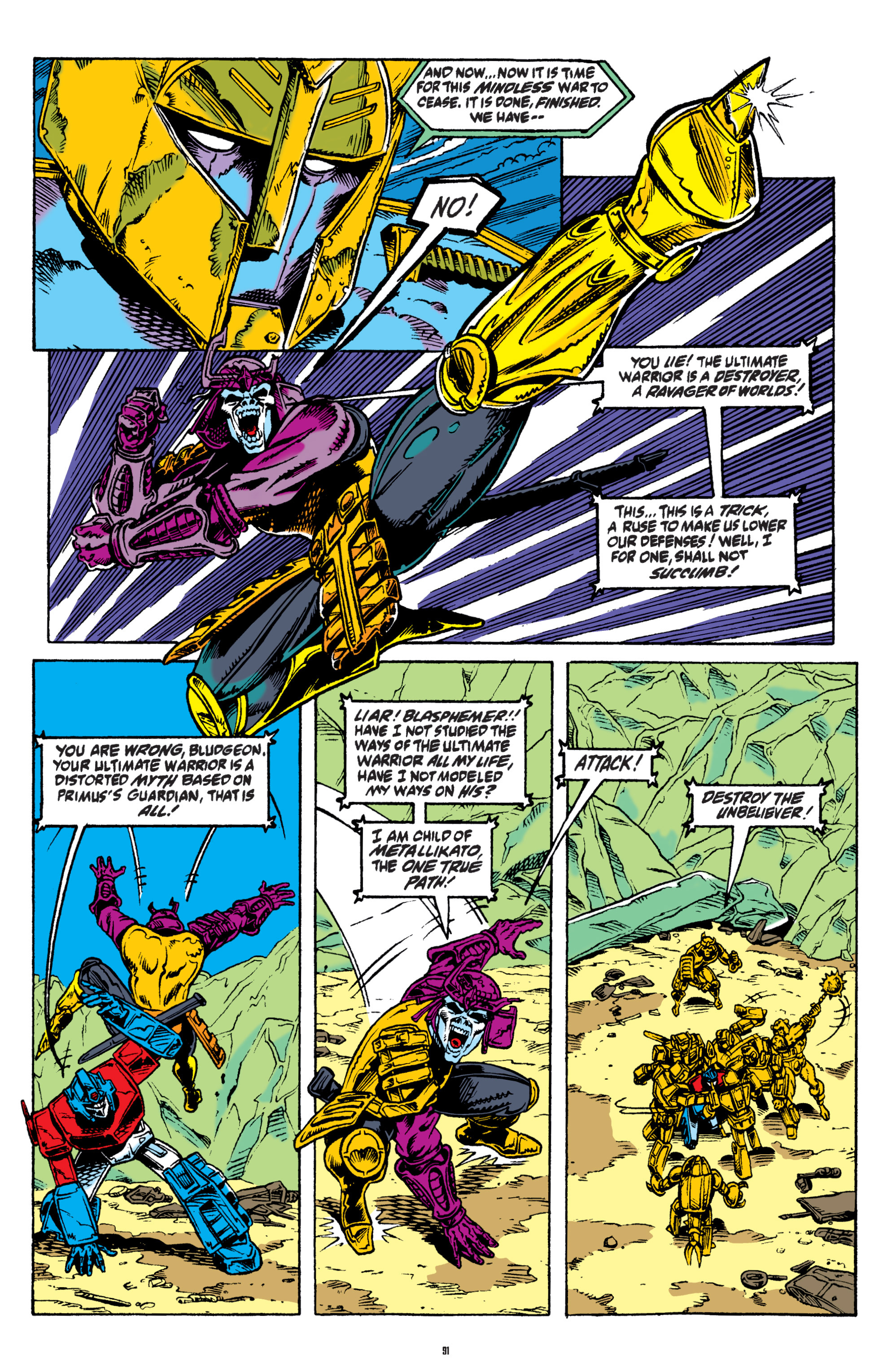 Read online The Transformers Classics comic -  Issue # TPB 7 - 91