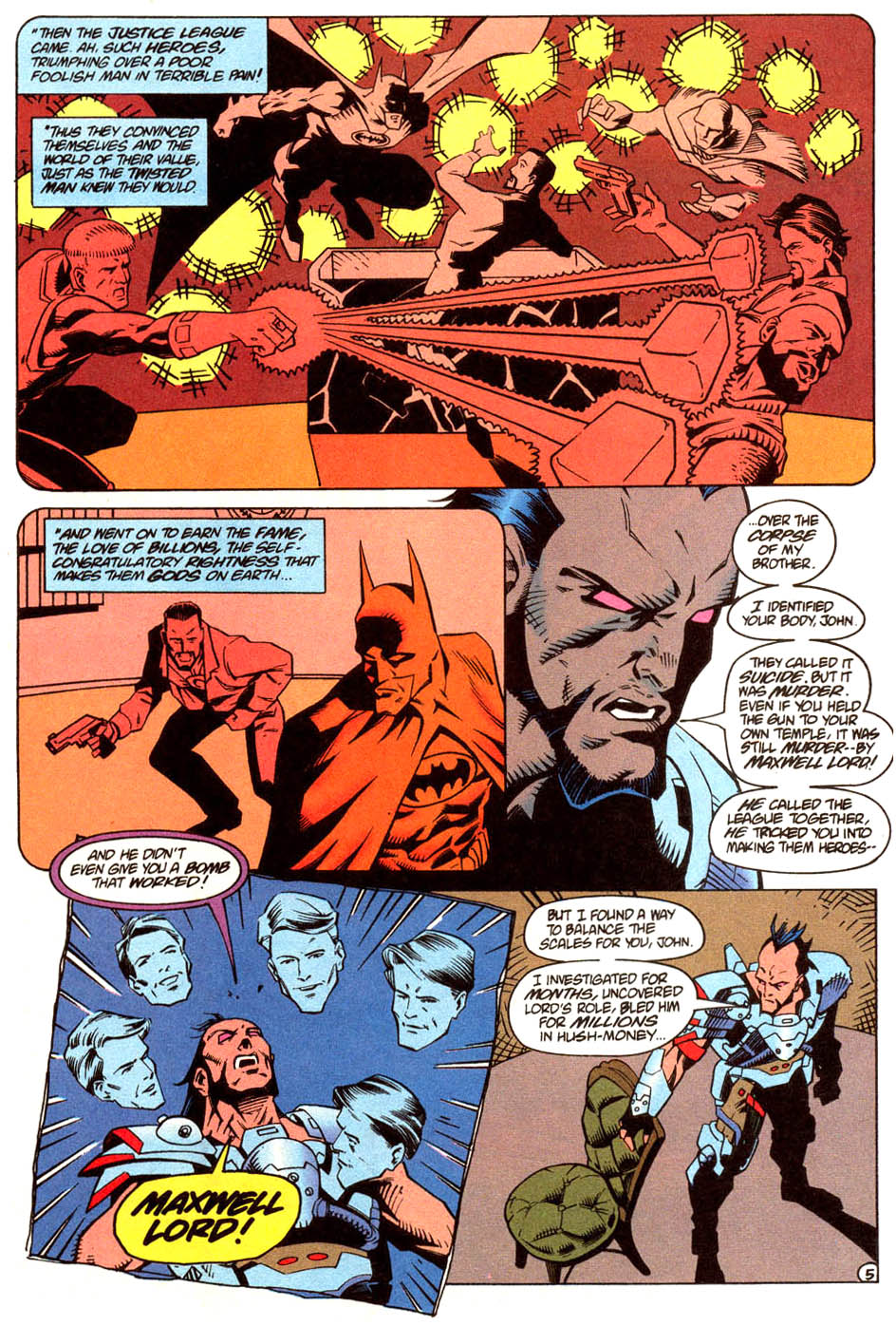 Read online Justice League America comic -  Issue #97 - 6