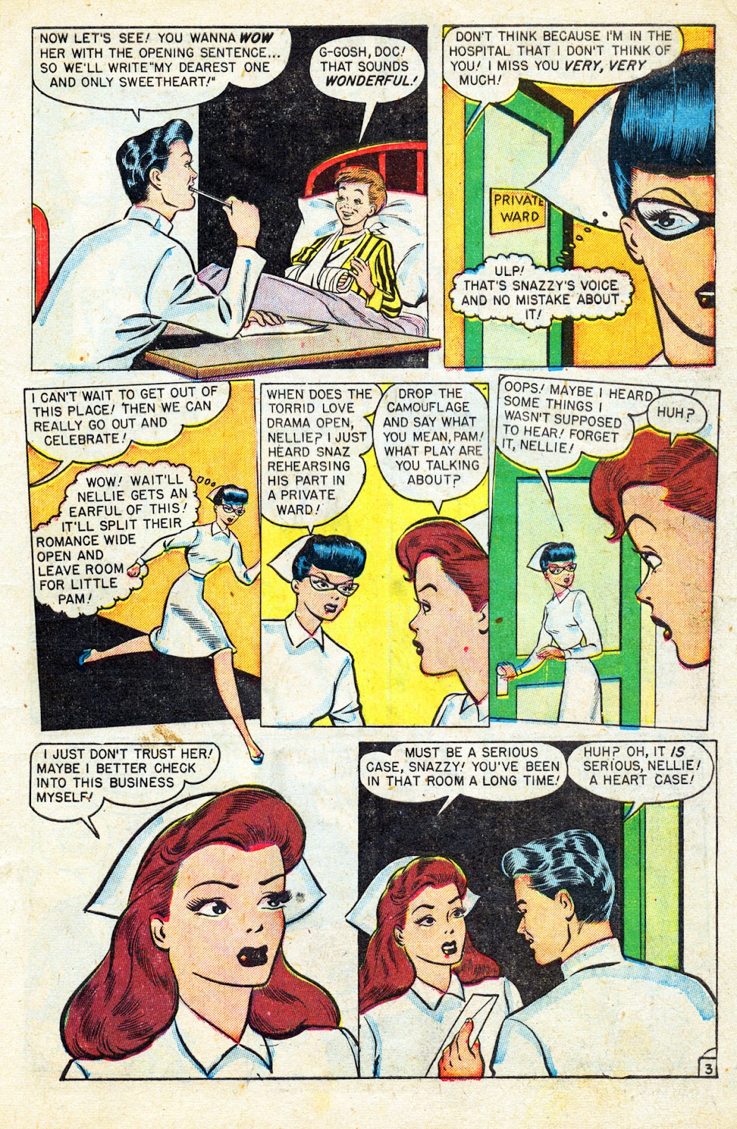 Read online Nellie The Nurse (1945) comic -  Issue #16 - 5