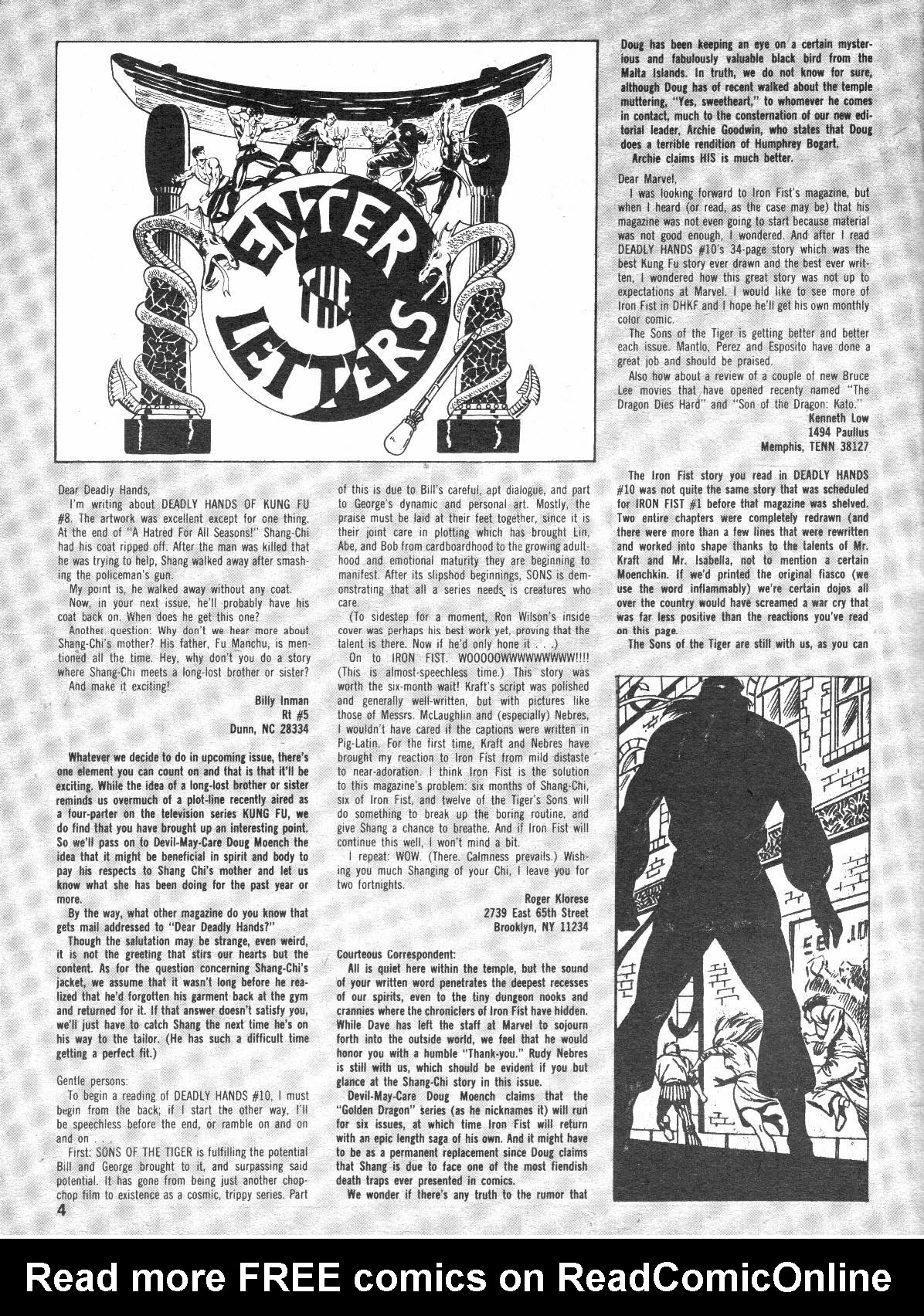 The Deadly Hands of Kung Fu Issue #13 #14 - English 4