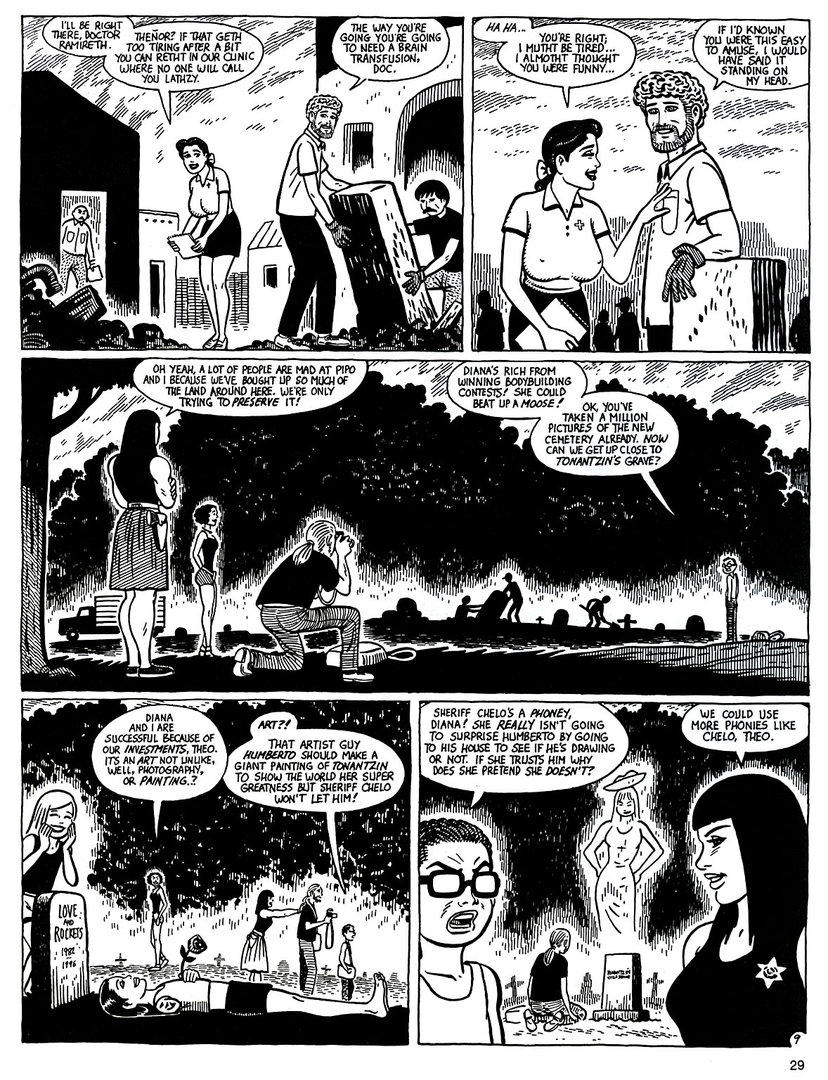Read online Love and Rockets (1982) comic -  Issue #50 - 31