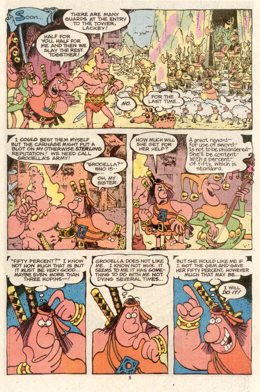 Read online Sergio Aragonés Groo the Wanderer comic -  Issue #47 - 5