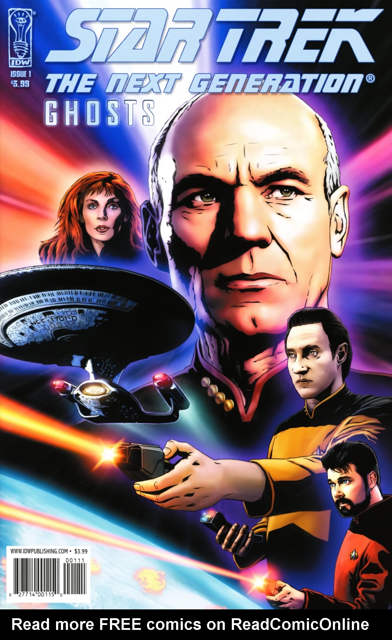 Read online Star Trek: The Next Generation: Ghosts comic -  Issue #1 - 1