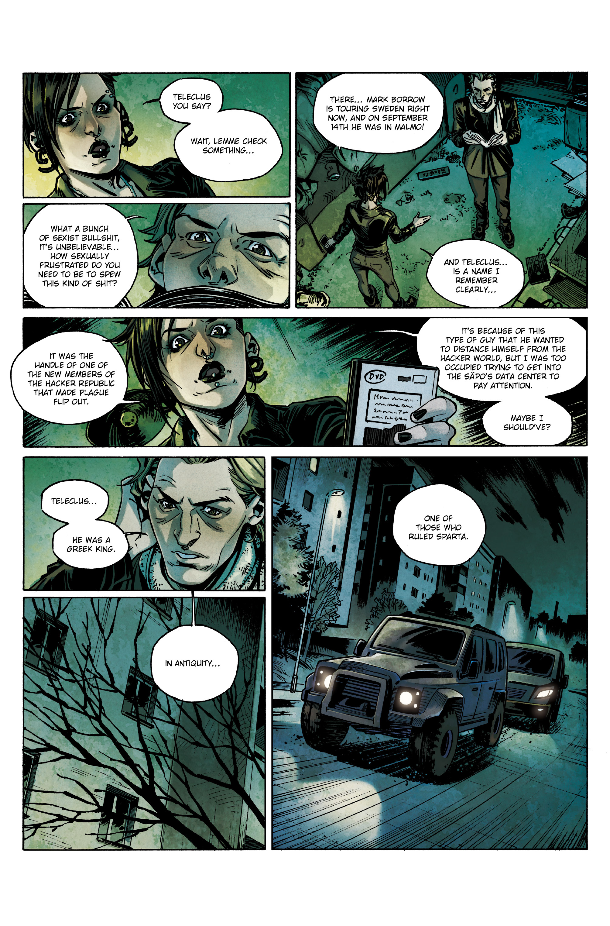 Read online Millennium: The Girl Who Danced With Death comic -  Issue #2 - 12