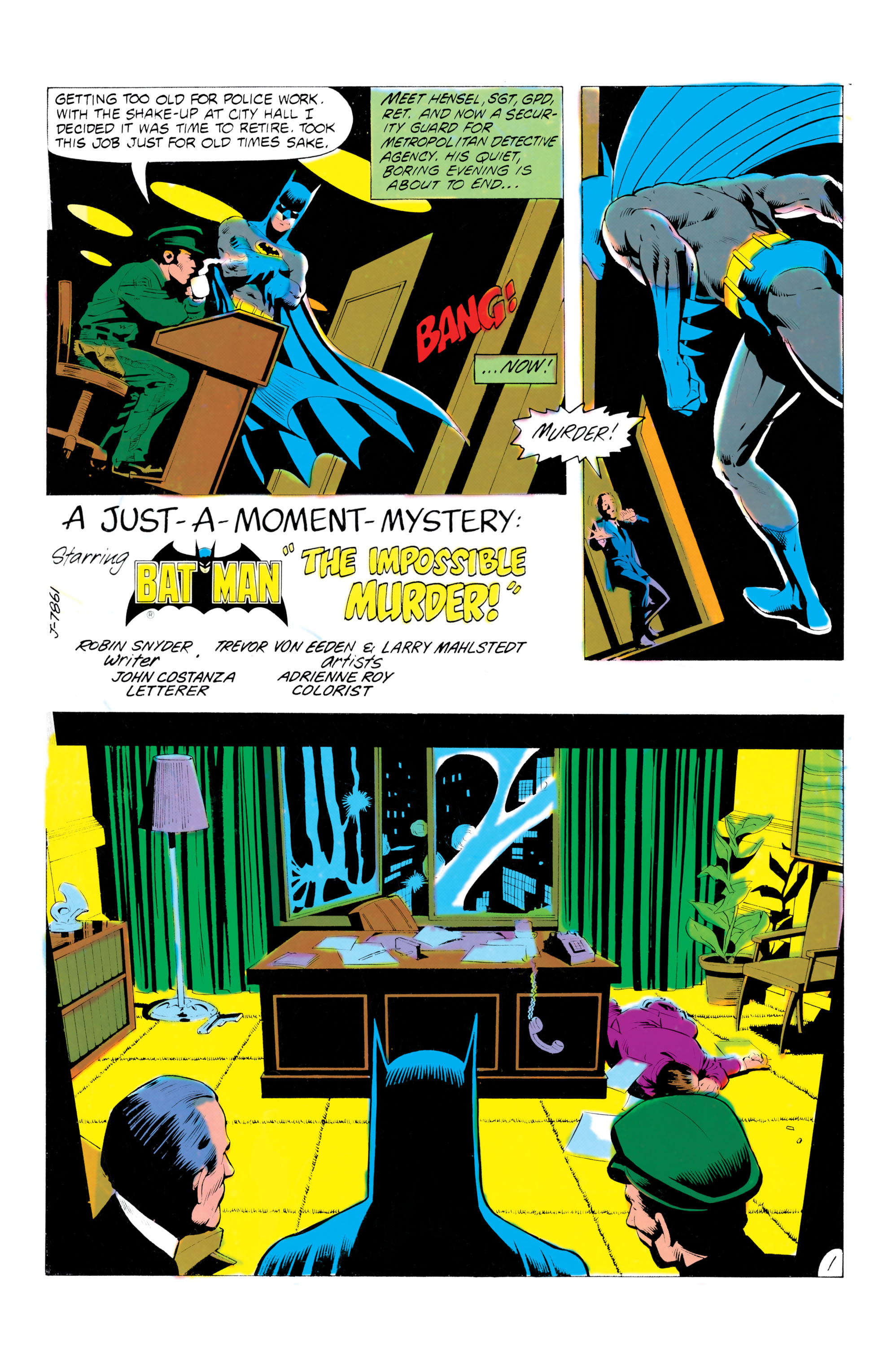 Read online Batman (1940) comic -  Issue #347 - 20