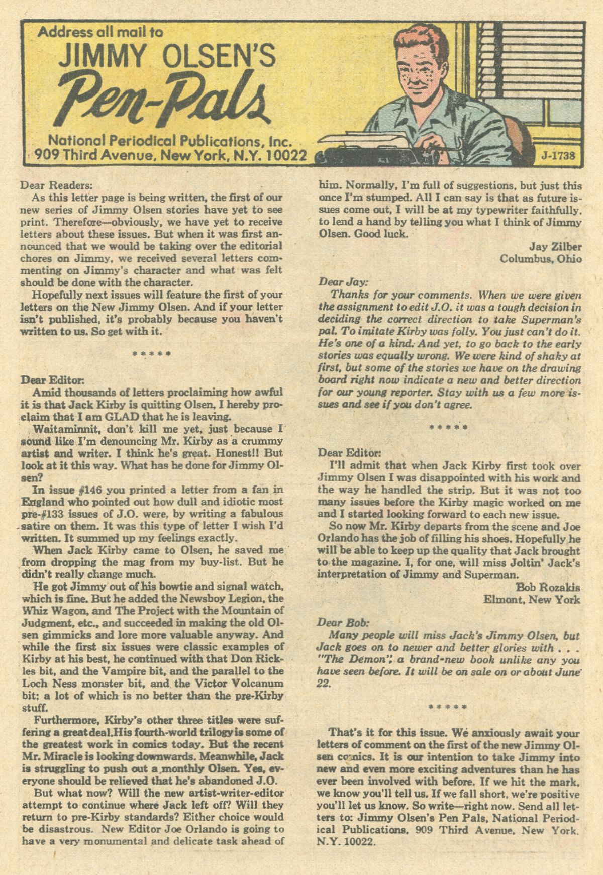 Read online Superman's Pal Jimmy Olsen comic -  Issue #151 - 32