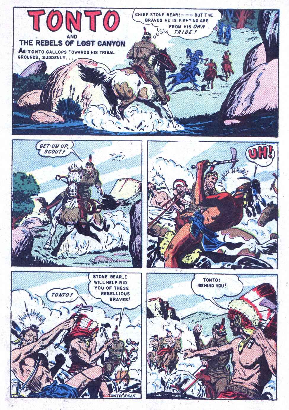 Read online Lone Ranger's Companion Tonto comic -  Issue #5 - 3