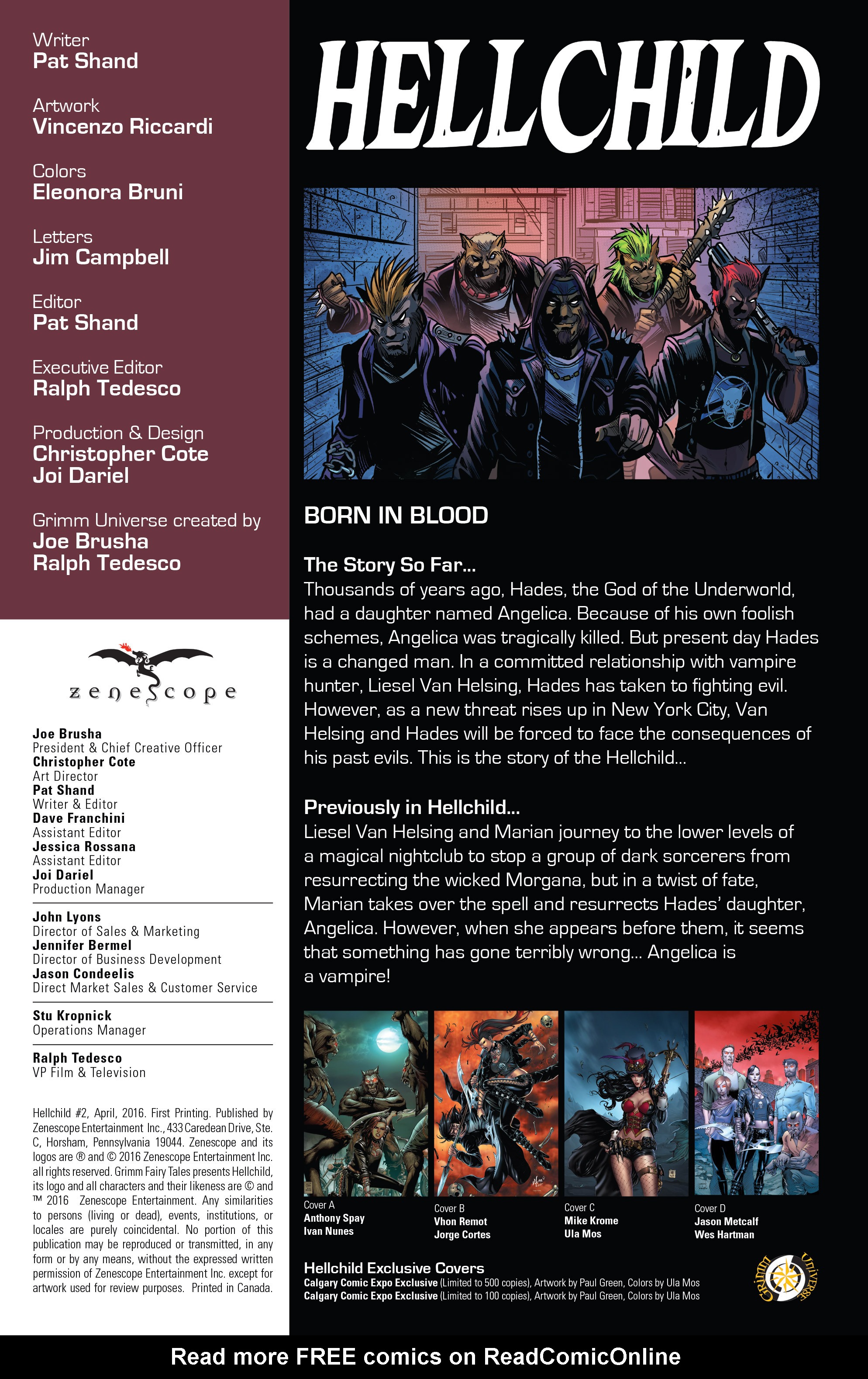 Read online Hellchild comic -  Issue #2 - 3