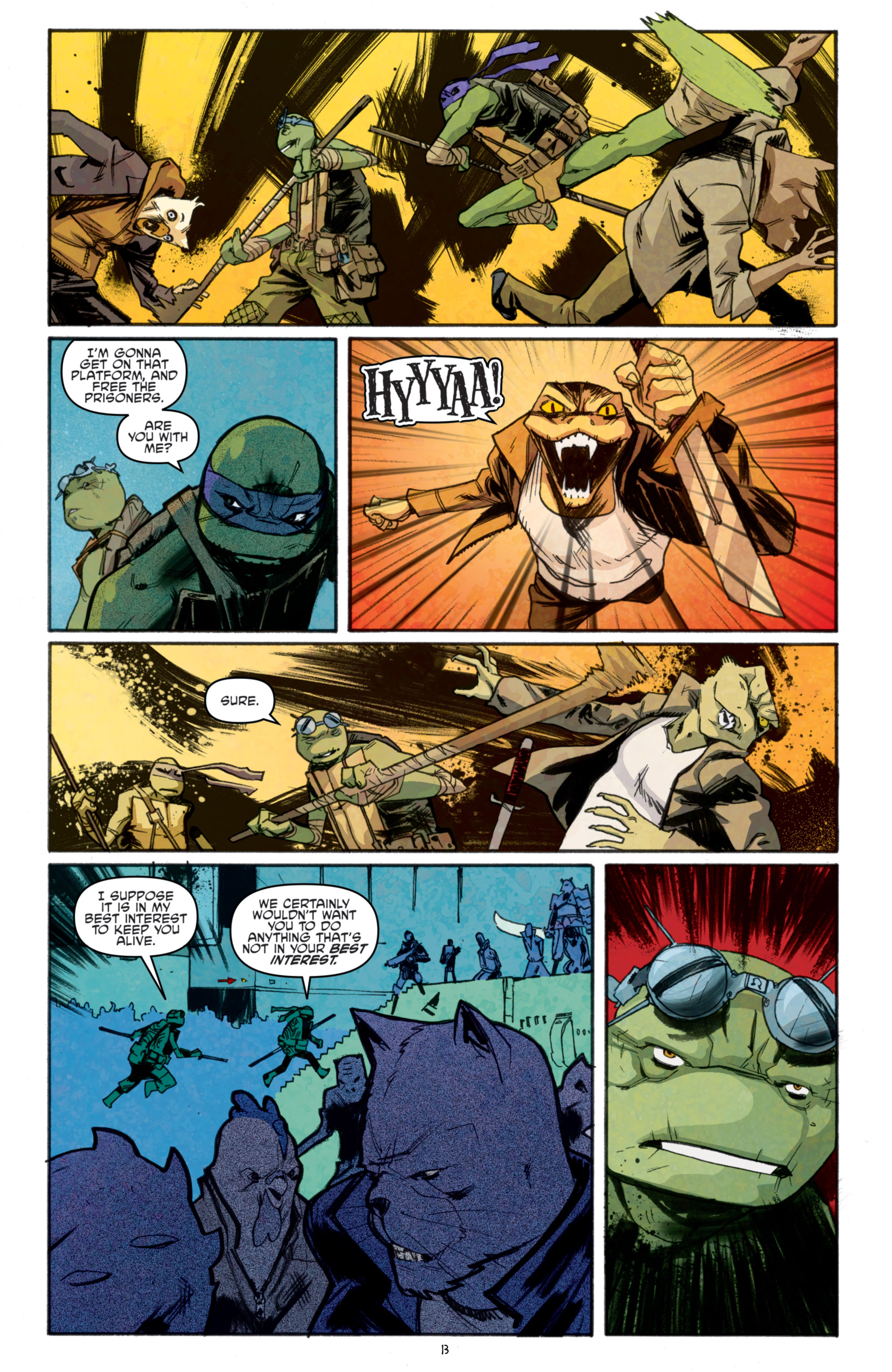 Read online Teenage Mutant Ninja Turtles: Turtles in Time comic -  Issue #4 - 15