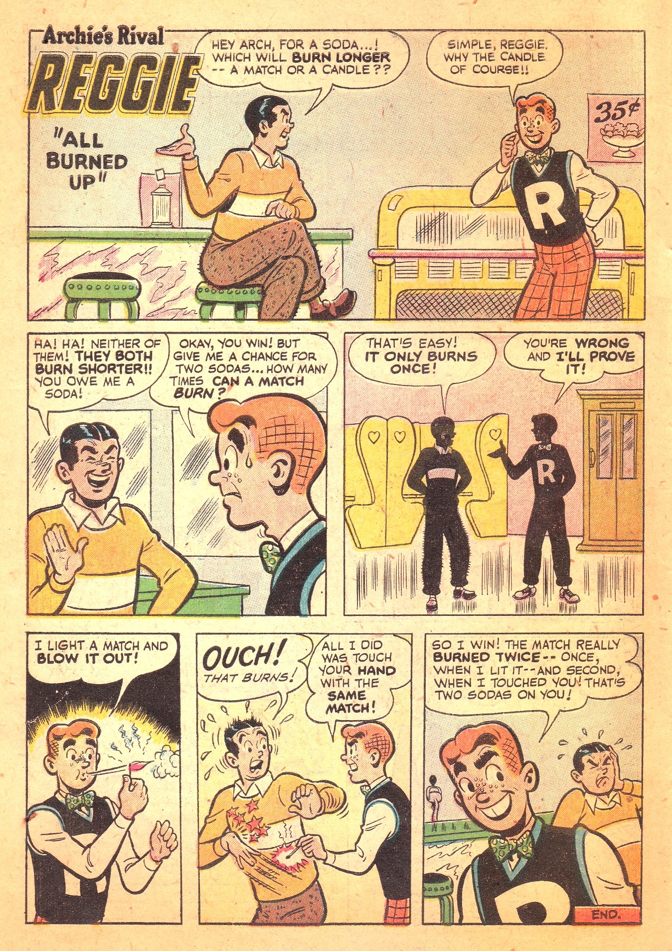 Read online Archie's Rival Reggie comic -  Issue #10 - 10