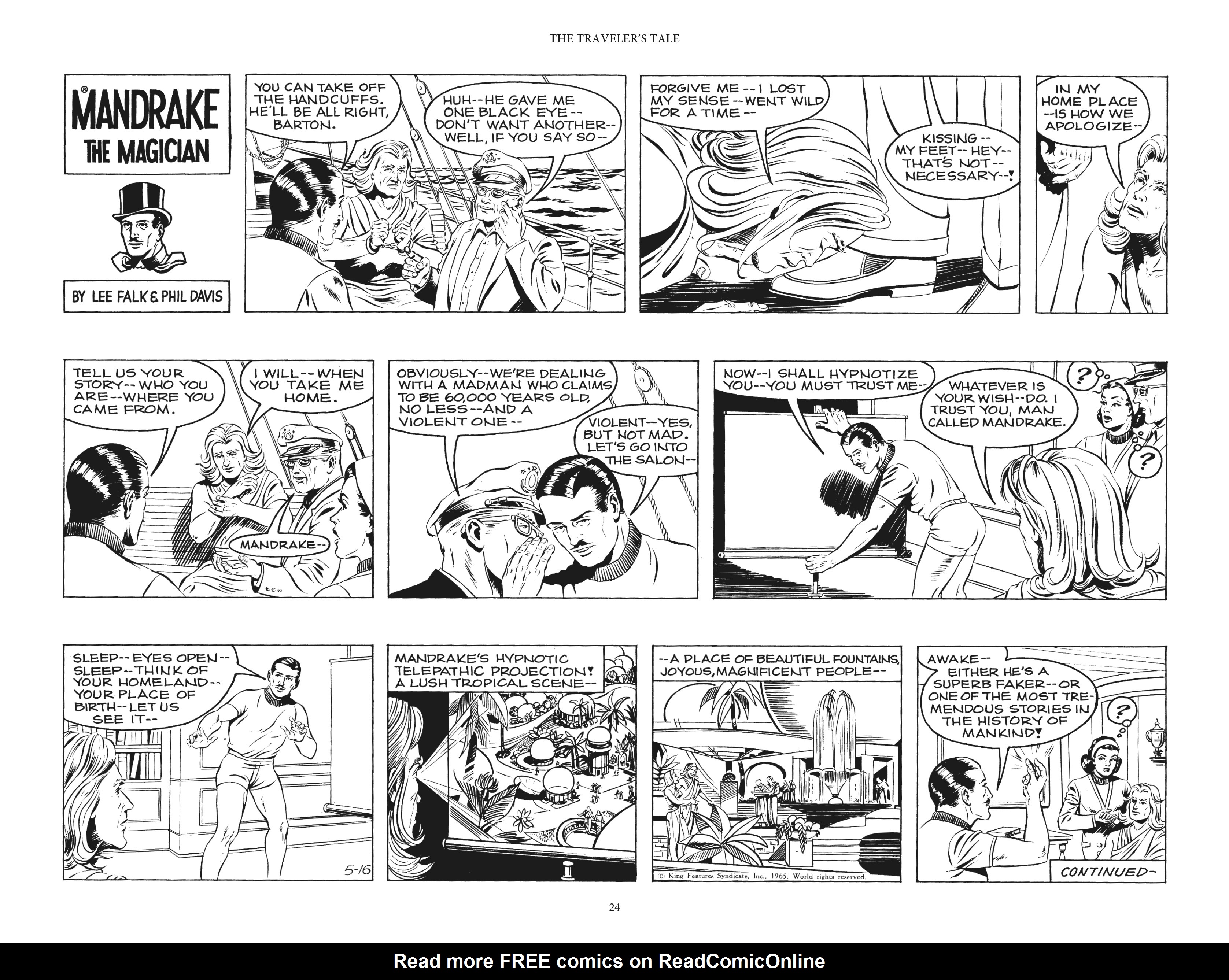 Read online Mandrake the Magician: The Fred Fredricks Sundays comic -  Issue # TPB (Part 1) - 25