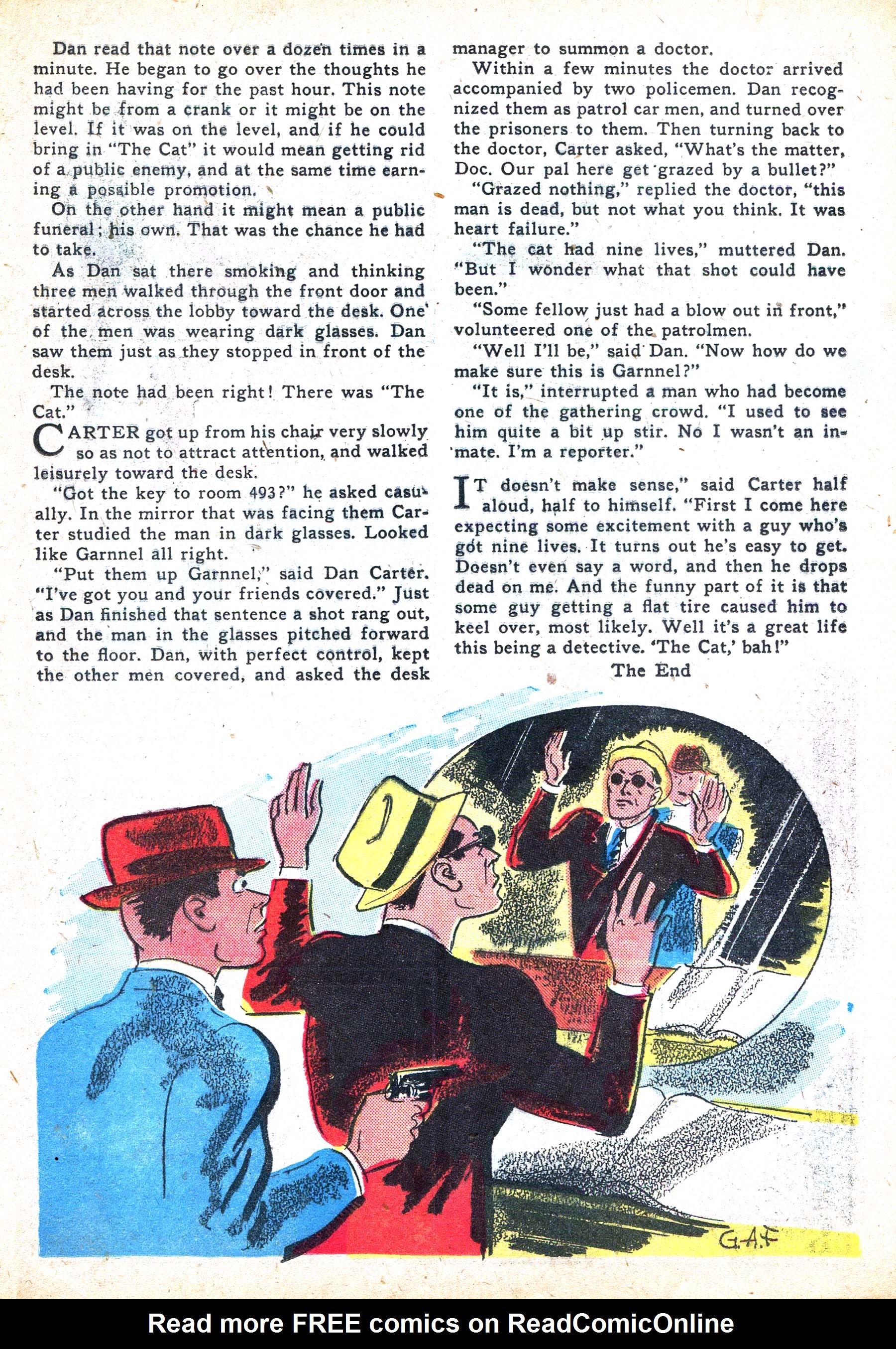 Read online Masked Marvel comic -  Issue #1 - 41