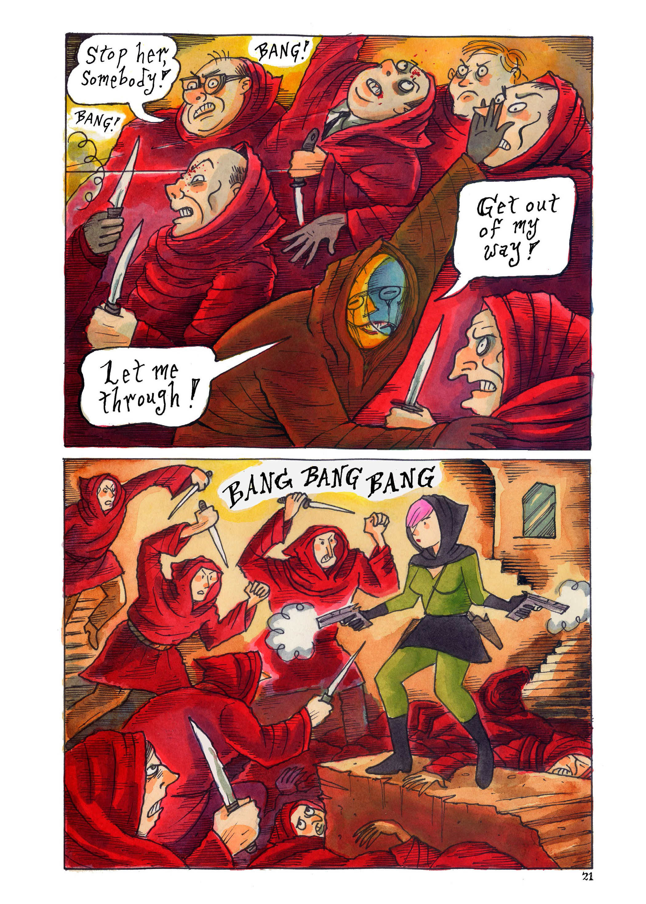 Read online Violenzia and Other Deadly Amusements comic -  Issue # TPB - 22