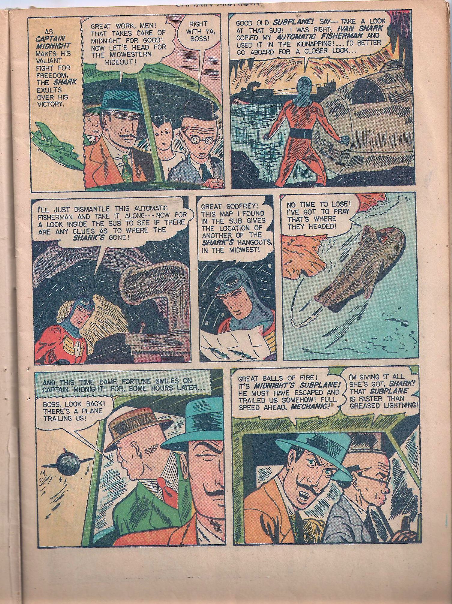 Read online Captain Midnight (1942) comic -  Issue #44 - 11