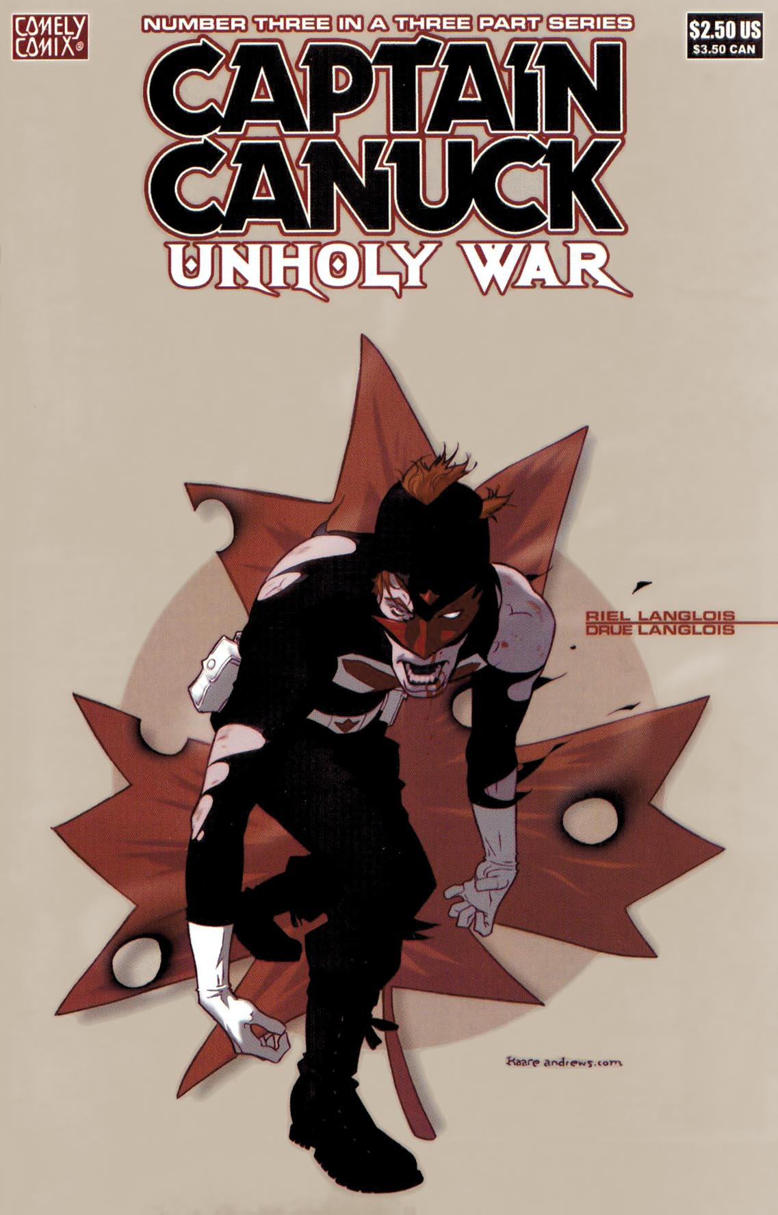 Read online Captain Canuck: Unholy War comic -  Issue #3 - 1
