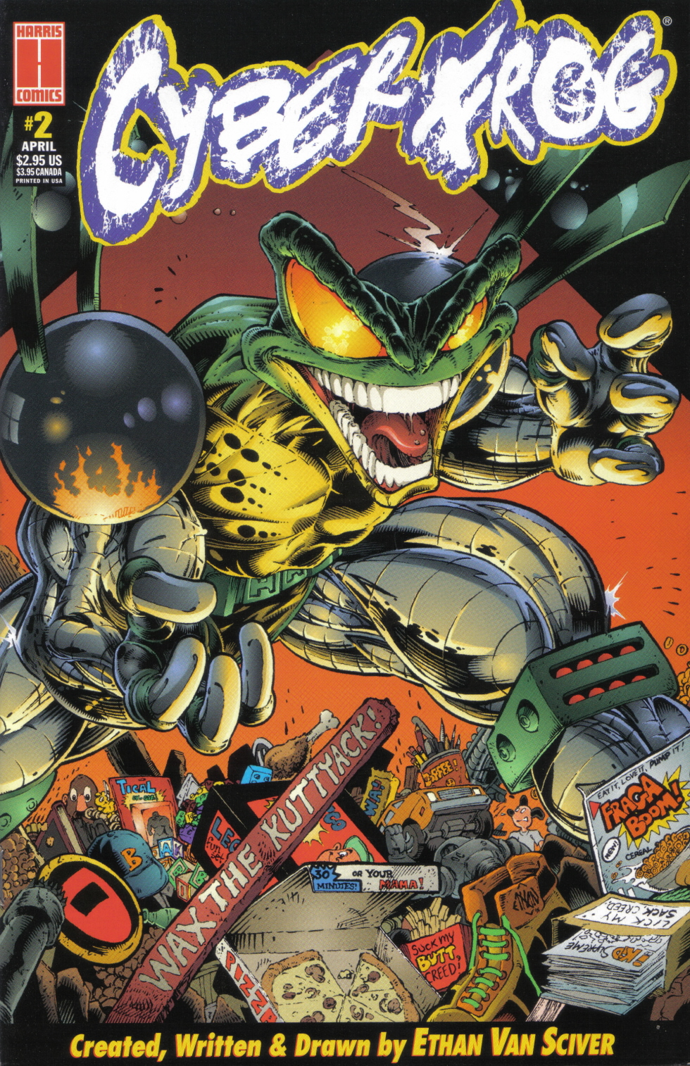 Read online Cyberfrog comic -  Issue #2 - 1