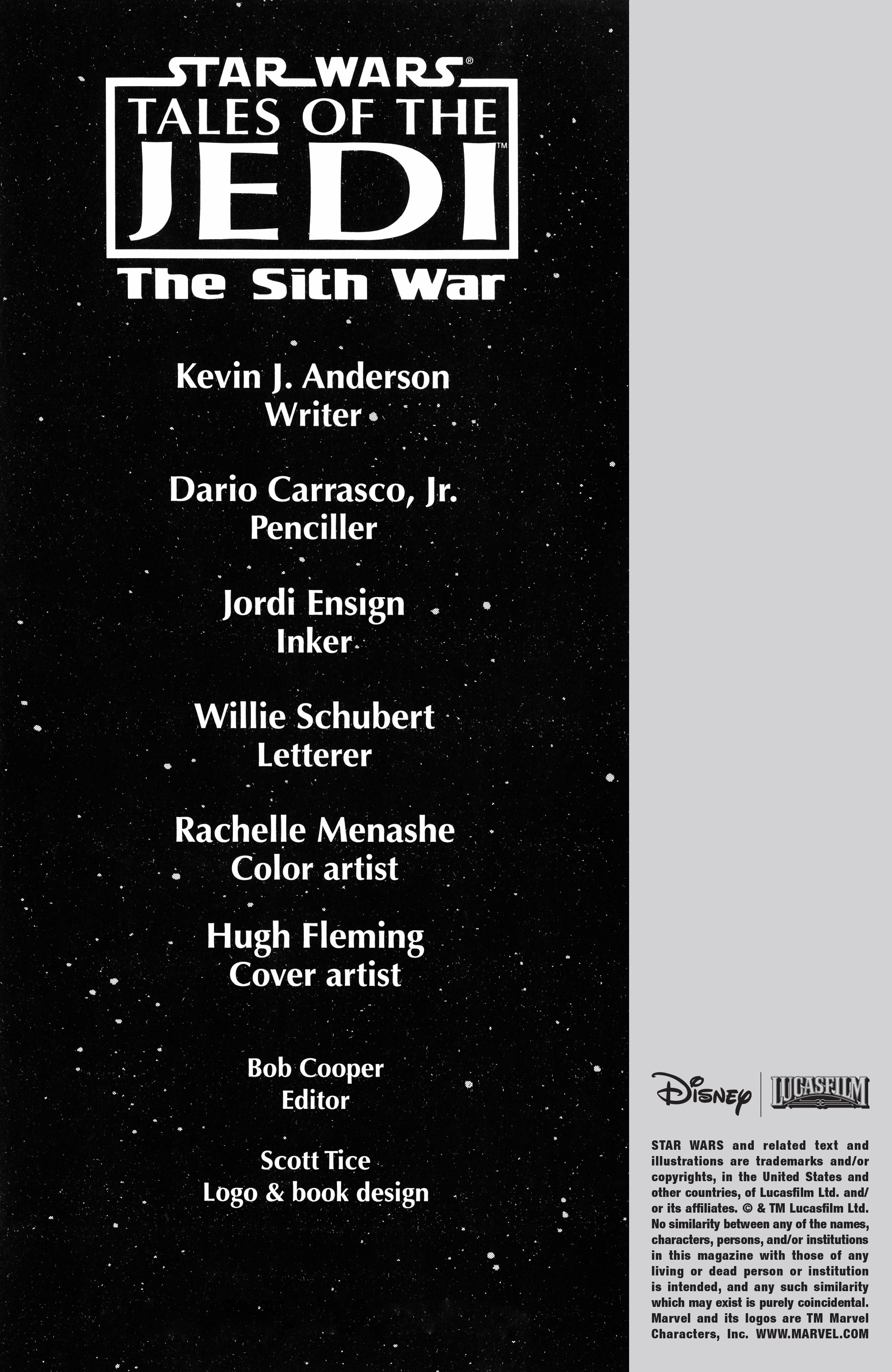 Read online Star Wars: Tales of the Jedi - The Sith War comic -  Issue #1 - 2