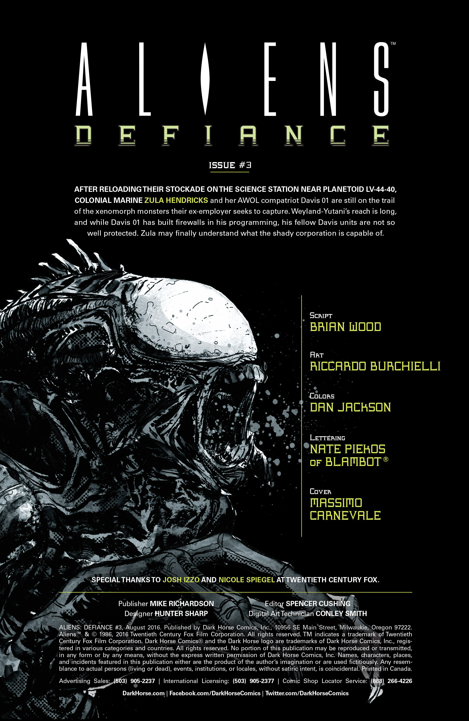 Read online Aliens: Defiance comic -  Issue #3 - 2