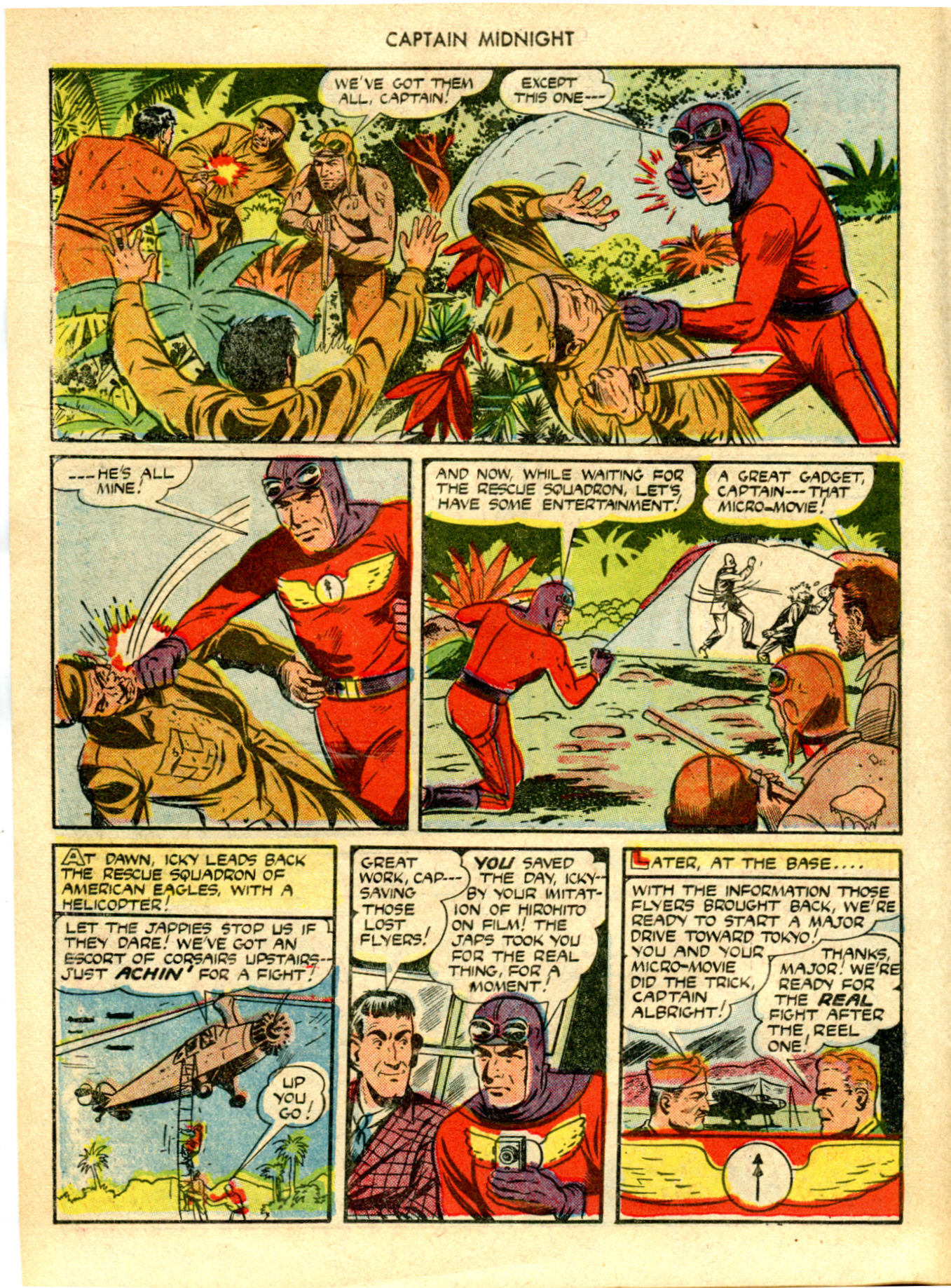 Read online Captain Midnight (1942) comic -  Issue #18 - 22