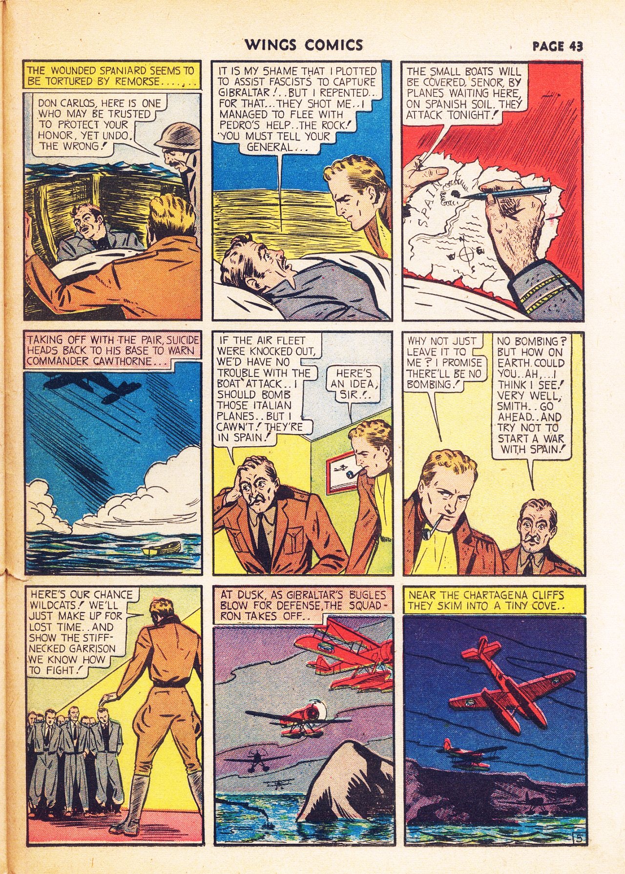 Read online Wings Comics comic -  Issue #8 - 45