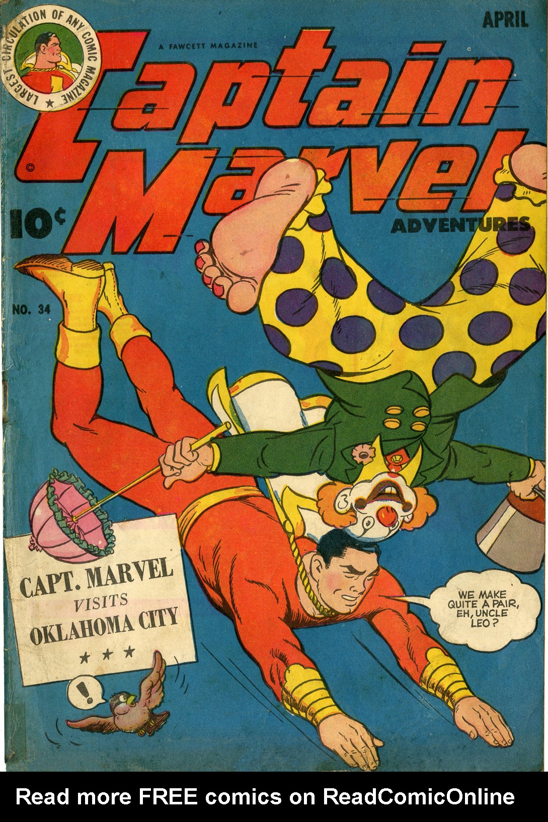 Read online Captain Marvel Adventures comic -  Issue #34 - 1