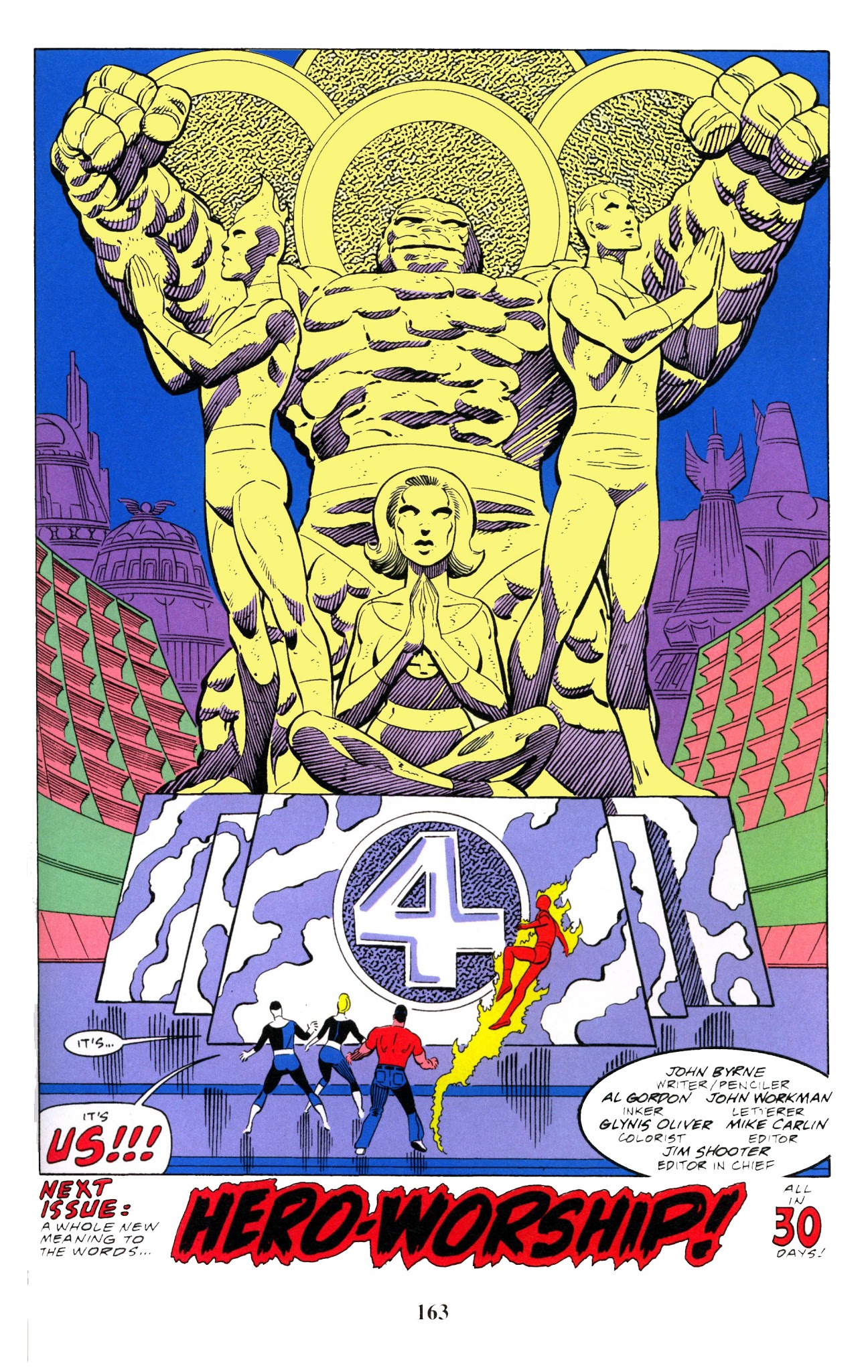 Read online Fantastic Four Visionaries: John Byrne comic -  Issue # TPB 8 - 164