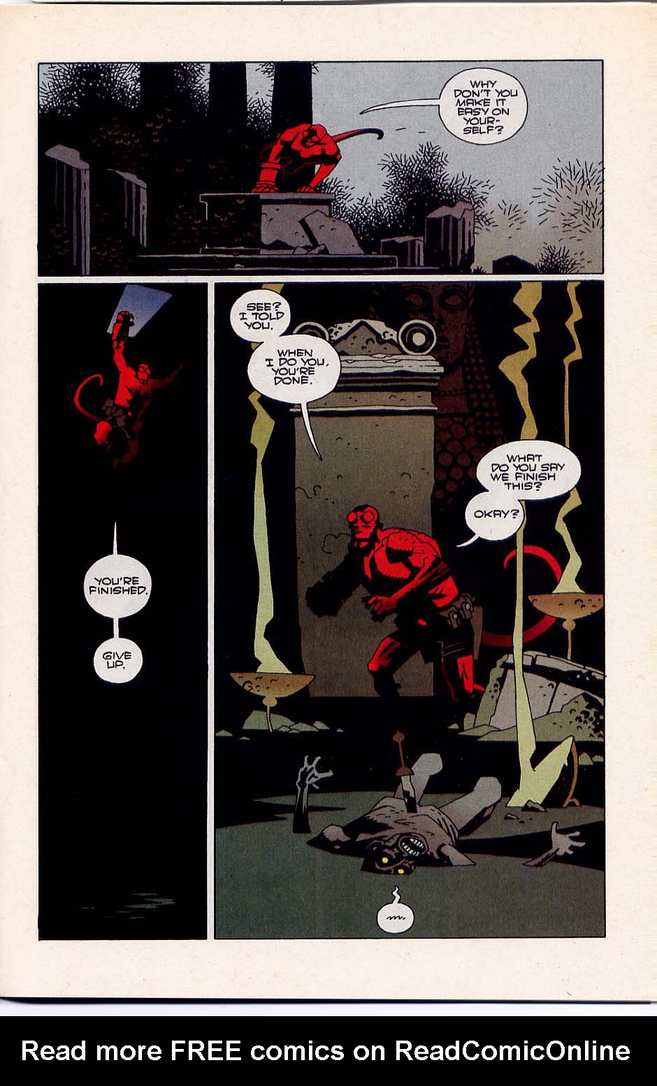 Read online Hellboy: Wake the Devil comic -  Issue #3 - 9