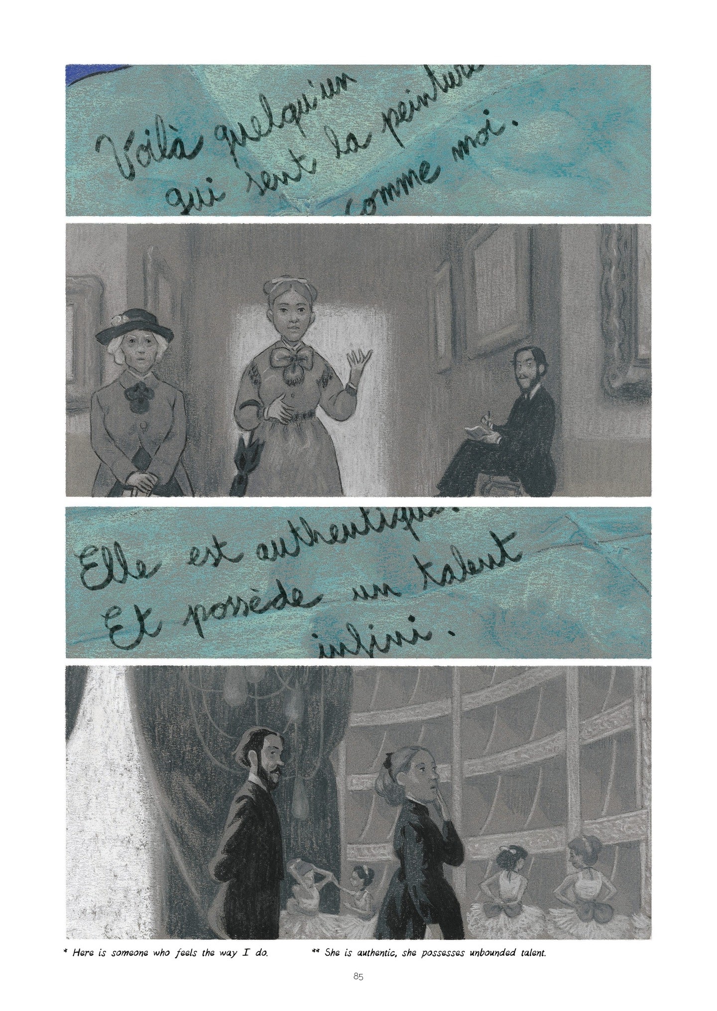 Read online Degas and Cassatt: The Dance of Solitude comic -  Issue # TPB - 84