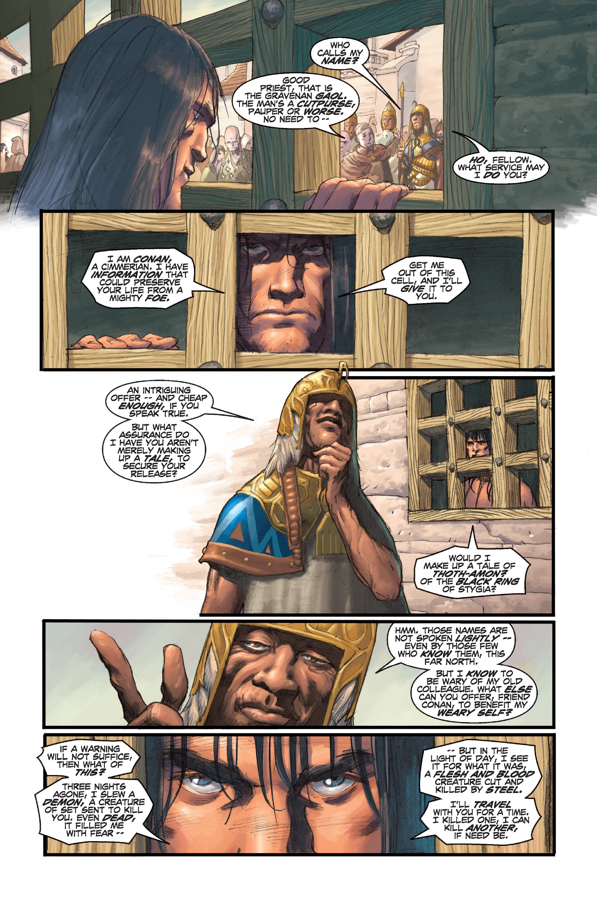 Read online Conan Chronicles Epic Collection comic -  Issue # TPB Out of the Darksome Hills (Part 3) - 76