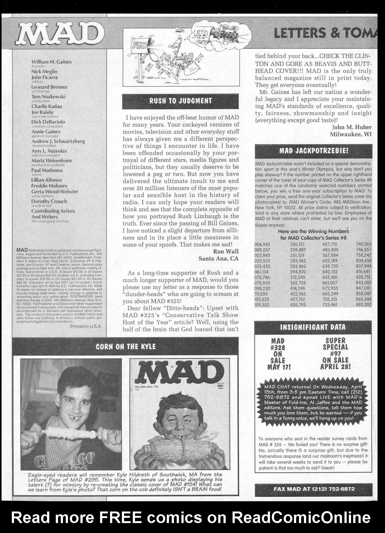 Read online MAD comic -  Issue #327 - 4