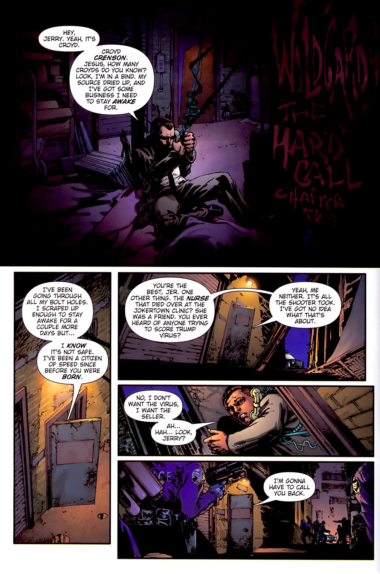 Read online George R.R. Martin's Wild Cards: The Hard Call comic -  Issue #2 - 6