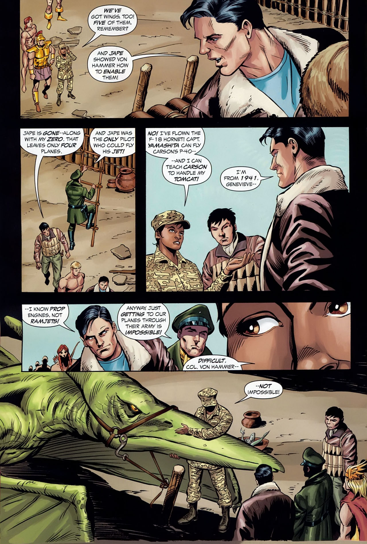 Read online The War That Time Forgot comic -  Issue #11 - 6