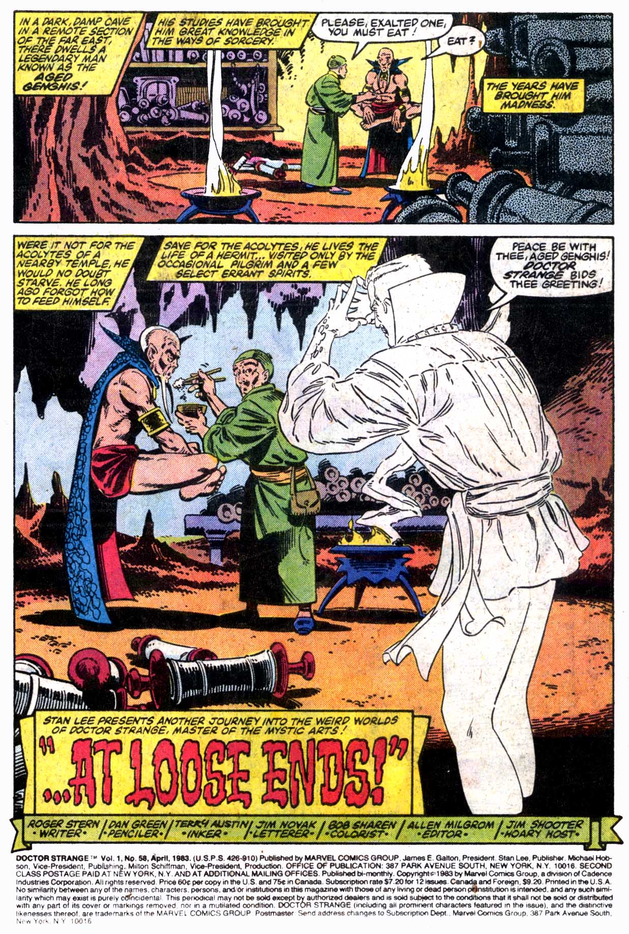 Read online Doctor Strange (1974) comic -  Issue #58 - 2