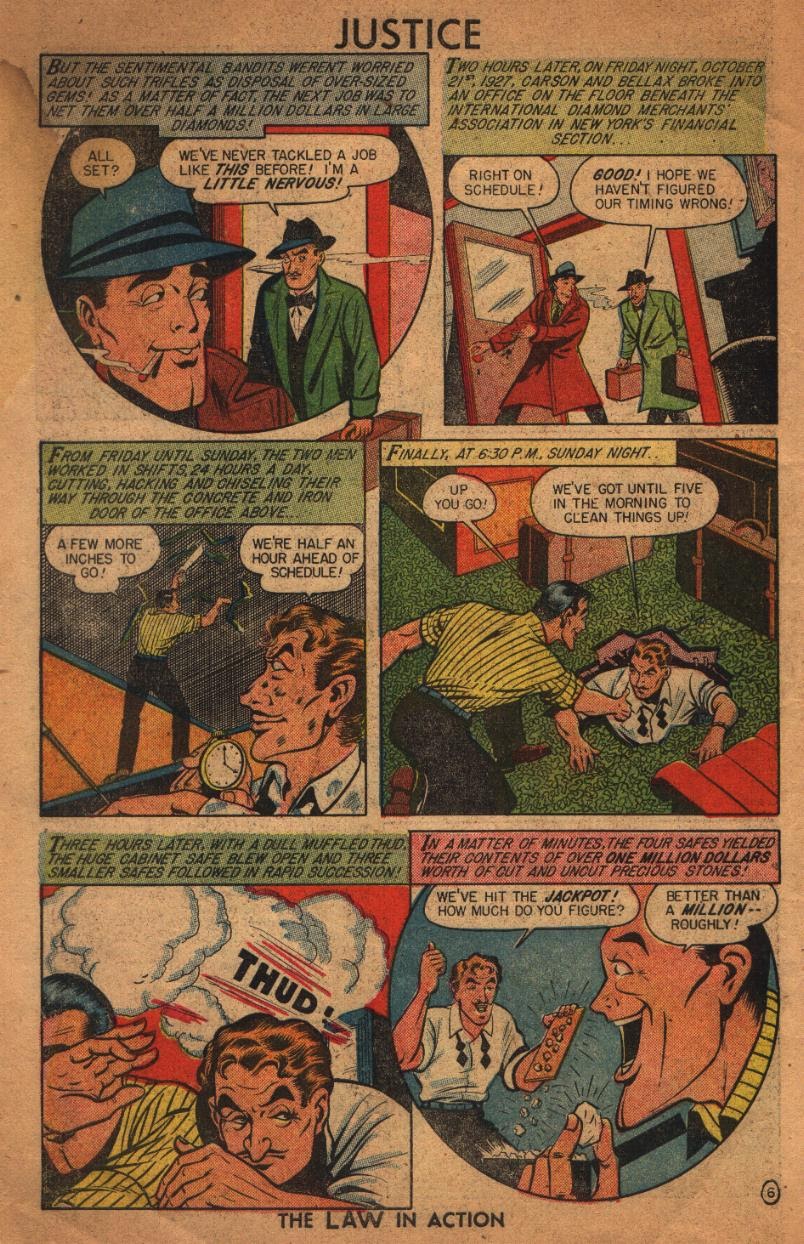 Read online Justice Comics (1948) comic -  Issue #6 - 8