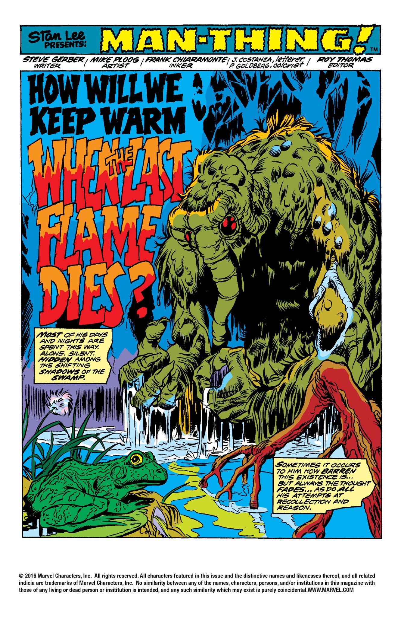 Read online Man-Thing by Steve Gerber: The Complete Collection comic -  Issue # TPB 2 (Part 1) - 5
