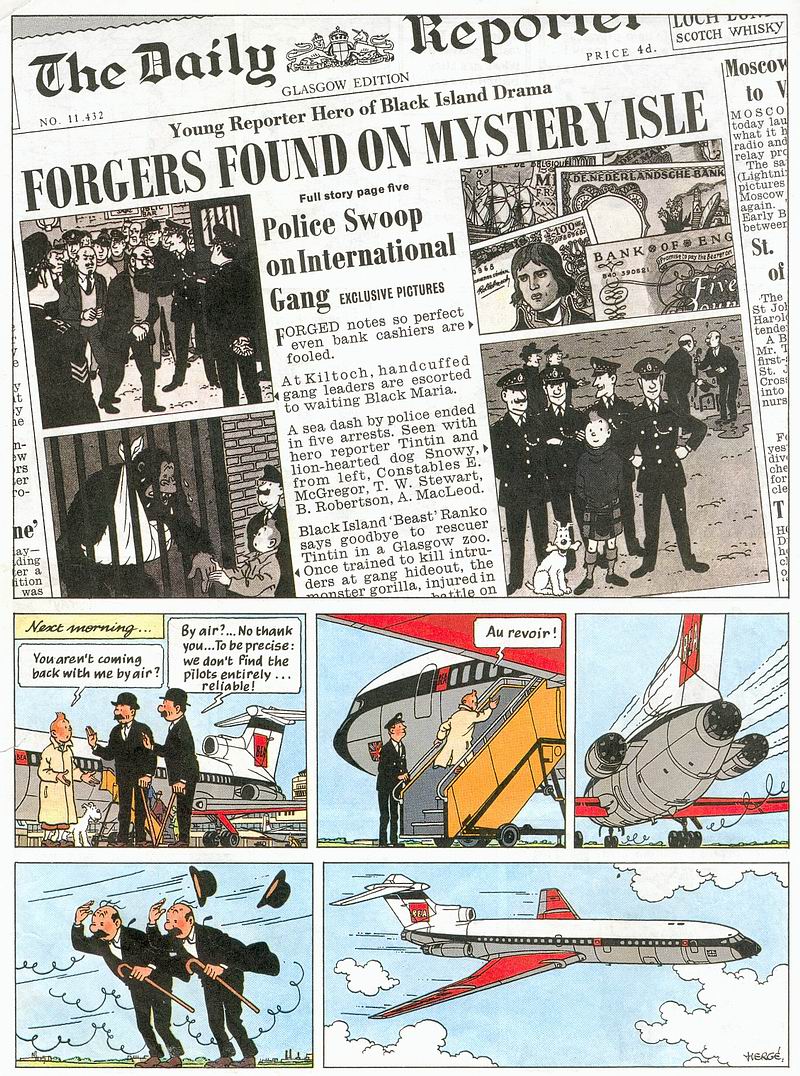 Read online The Adventures of Tintin comic -  Issue #7 - 64