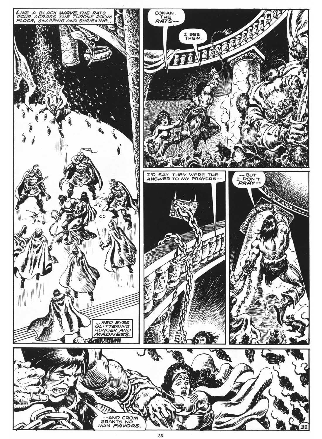 Read online The Savage Sword Of Conan comic -  Issue #169 - 38